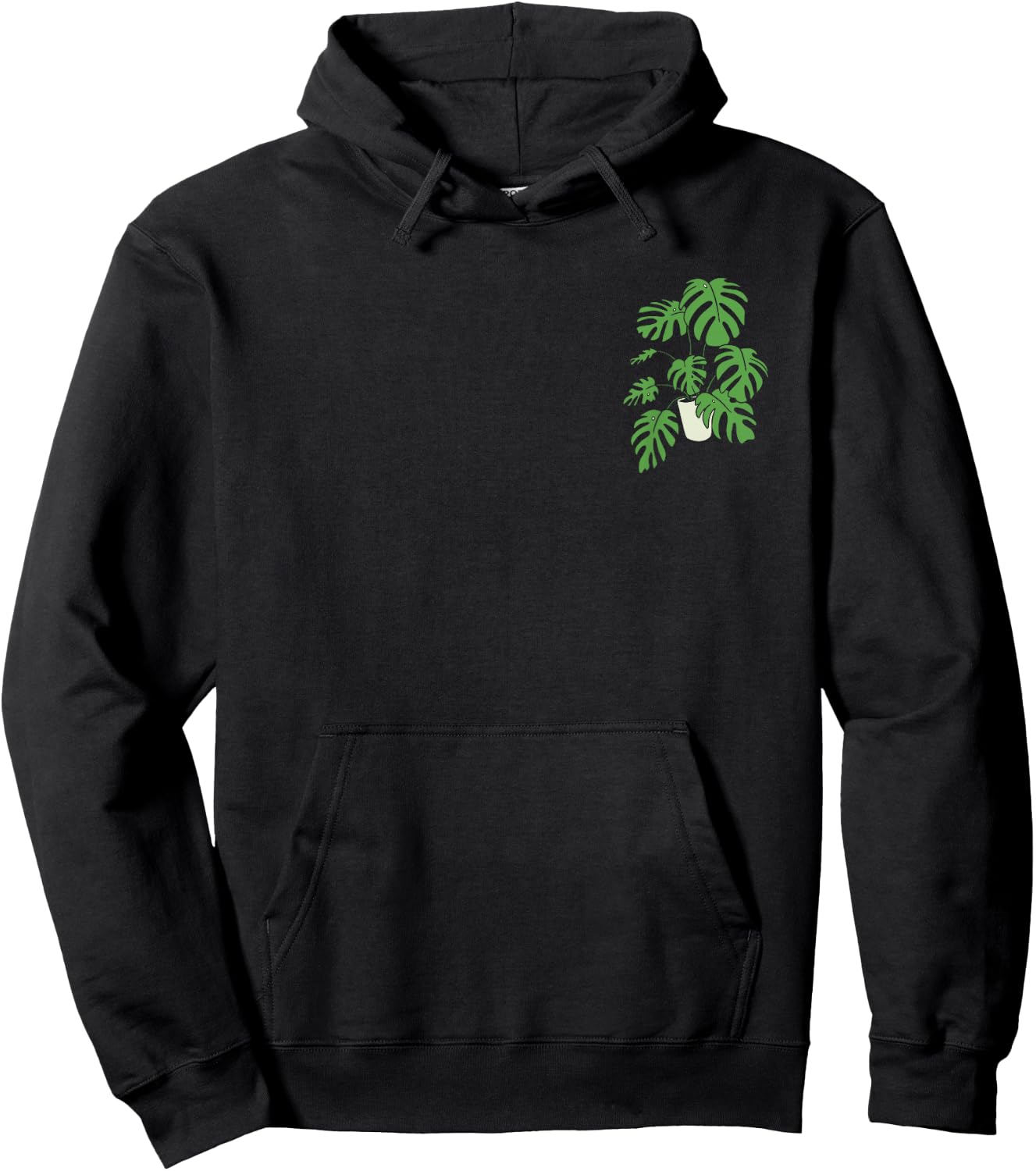 Monstera Deliciosa House Plant Gardener Horticulturist Hoodie - Hoodie | Black