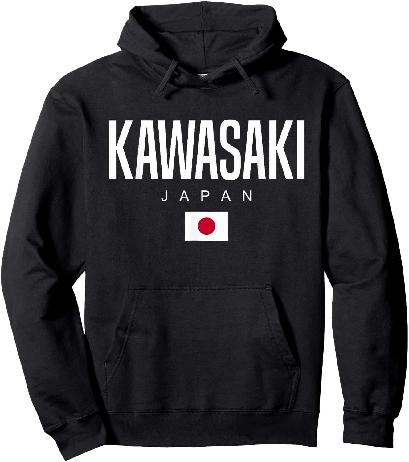 Cities of Japan Kawasaki Japan Black -Kids Cotton 100% Polyester 0% Small Short Sleeve Classic Fit Lightweight, Classic fit, Double-needle sleeve and bottom hem Hoodie - Hoodie | Black