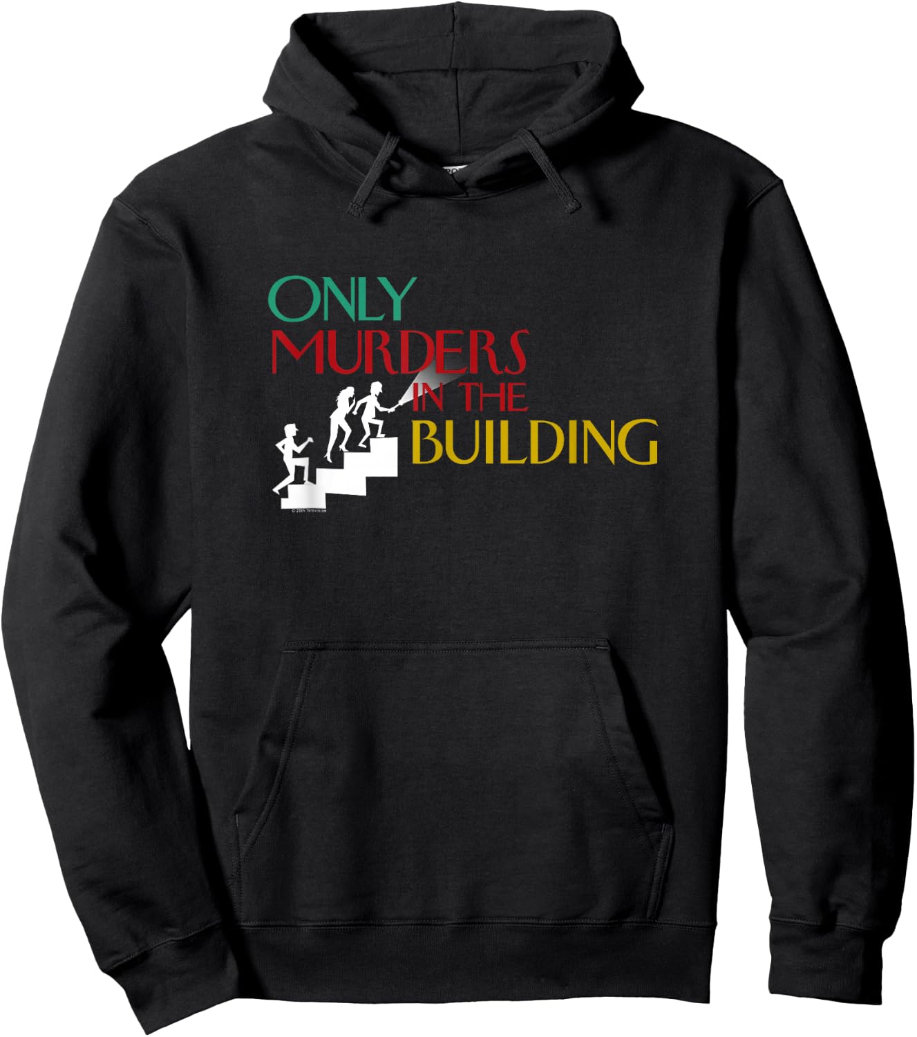 Only Murders in The Building Stairs Logo Hoodie - Hoodie | Black