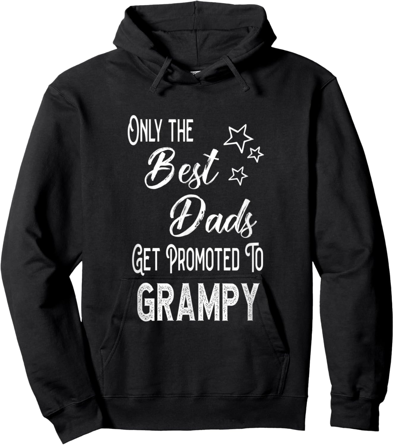 The Best Dads Get Promoted to Grampy Special Grandpa Hoodie - Hoodie | Black