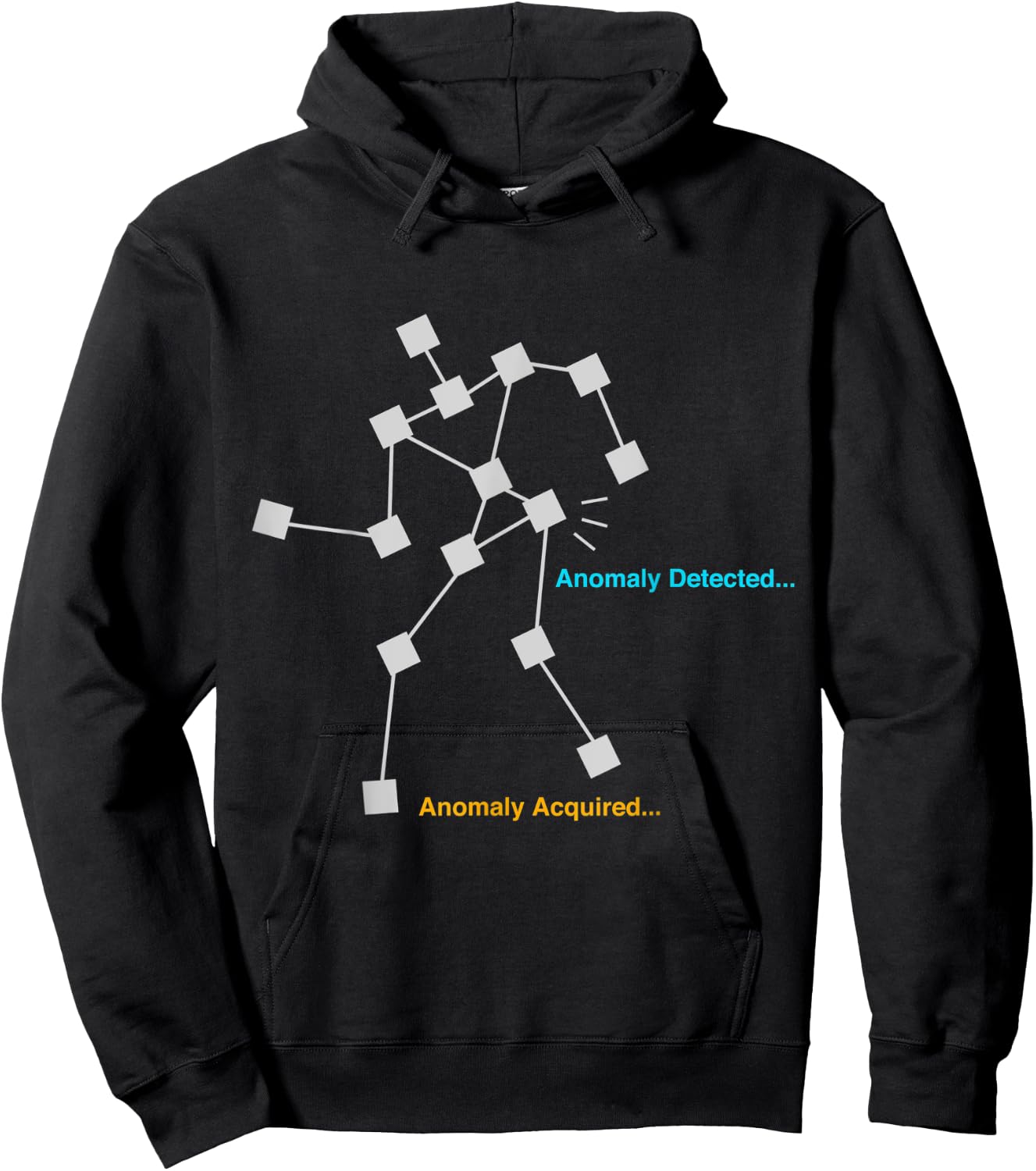 Ghost Hunting SLS Paranormal Spirit Funny Anomaly Detected Hoodie - Hoodie | Black