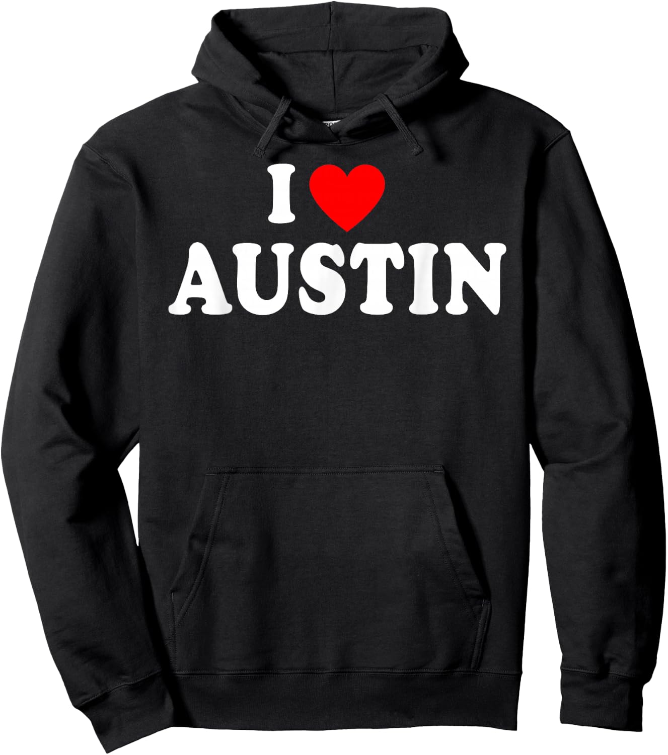 I Heart Austin, I Love Austin City Texas Classic Hoodie - Hoodie | Black