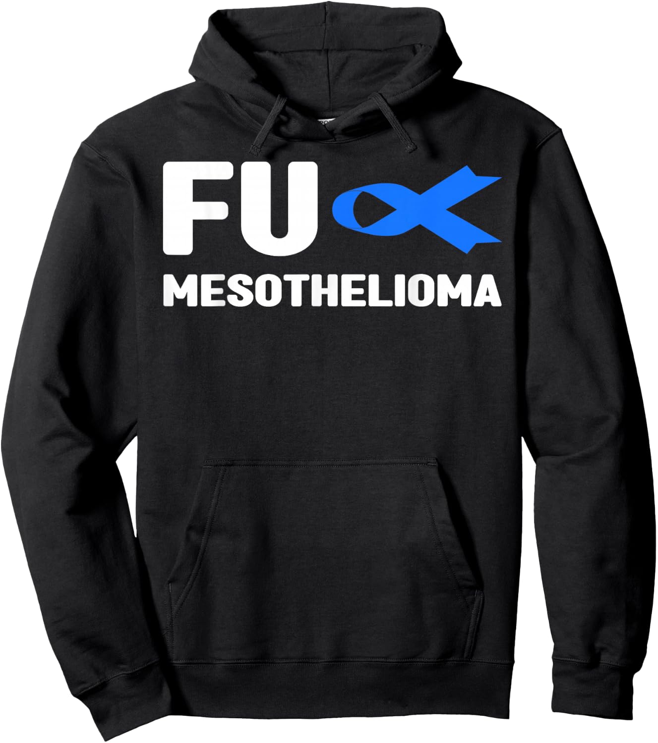 Fu Mesothelioma Shirt - Fu Mesothelioma Awareness Hoodie - Hoodie | Black