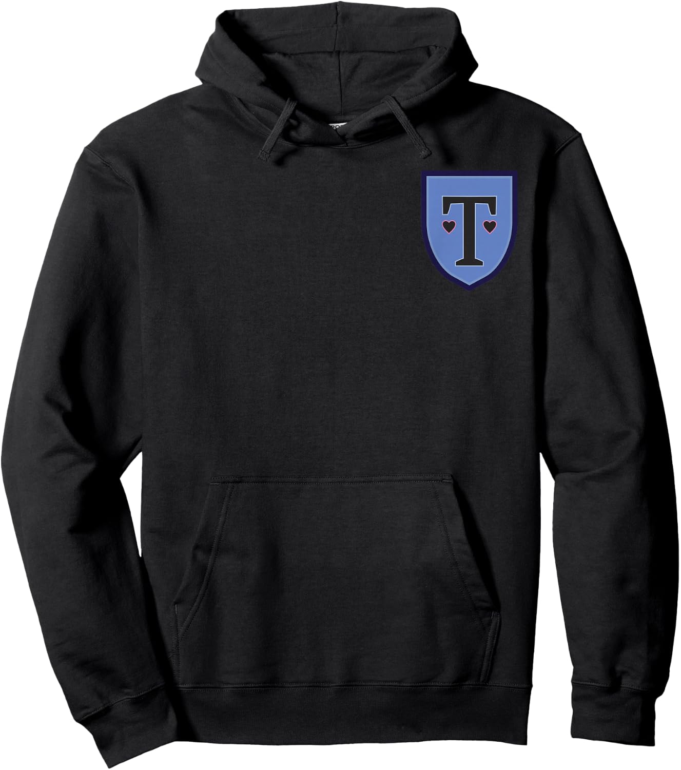 Heartstopper Truham Grammar School Heart Pocket Crest Hoodie - Hoodie | Black