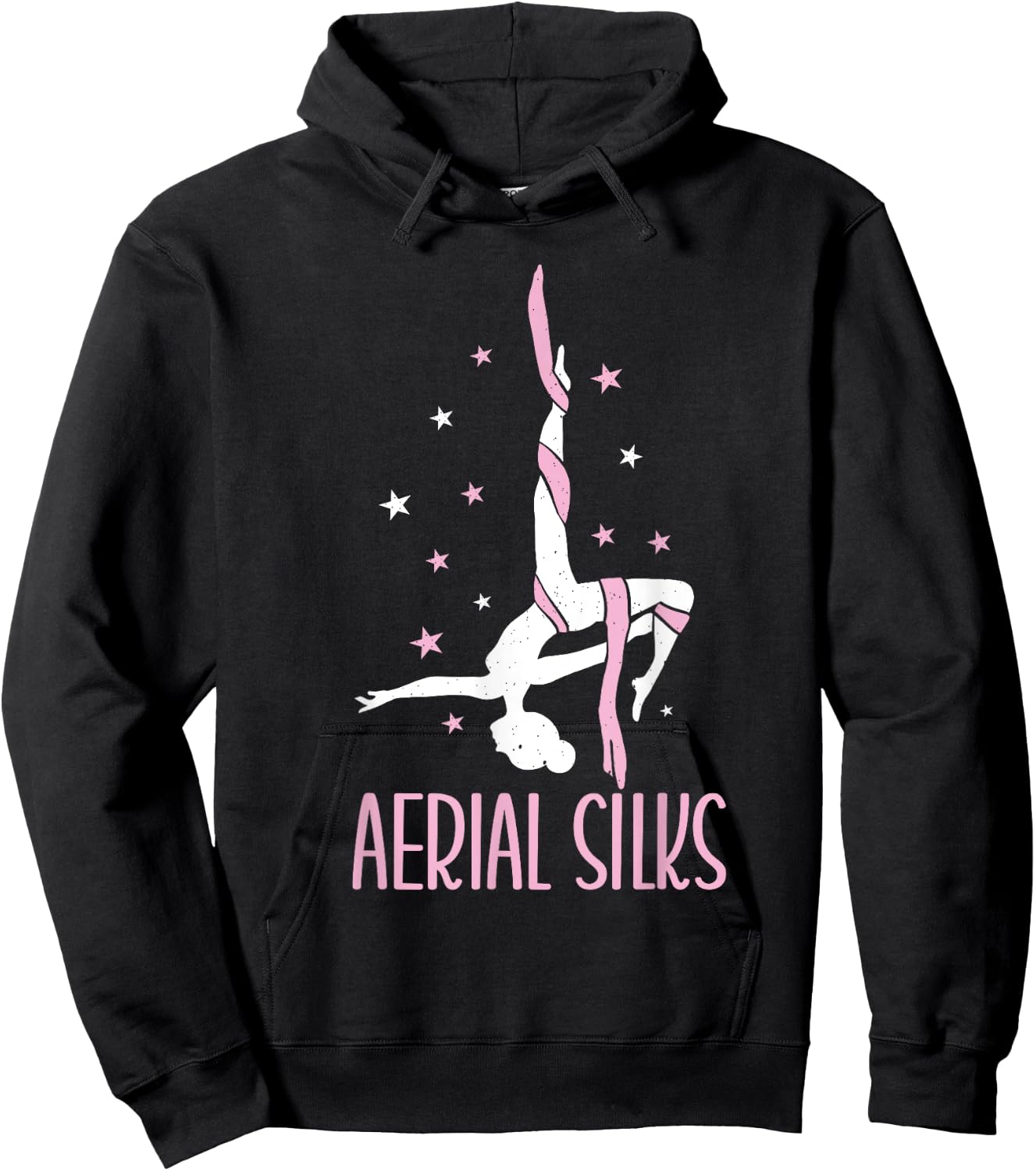 Aerialist Vertical Acrobatics Yoga Circus Artist Aerial Silks Hoodie - Hoodie | Black