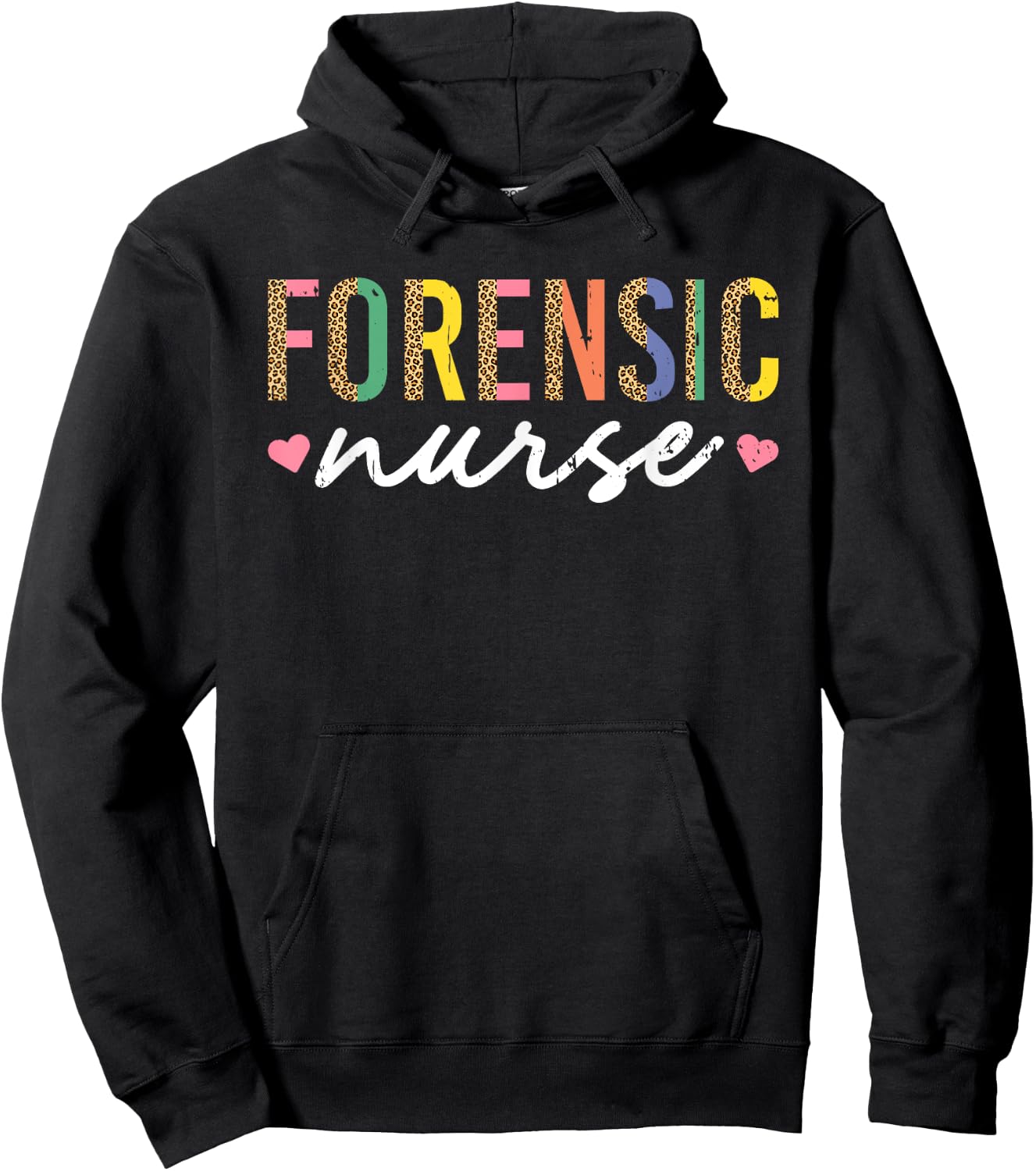 Forensic Nurse SANE Nurse Correctional Nursing Hoodie - Hoodie | Black
