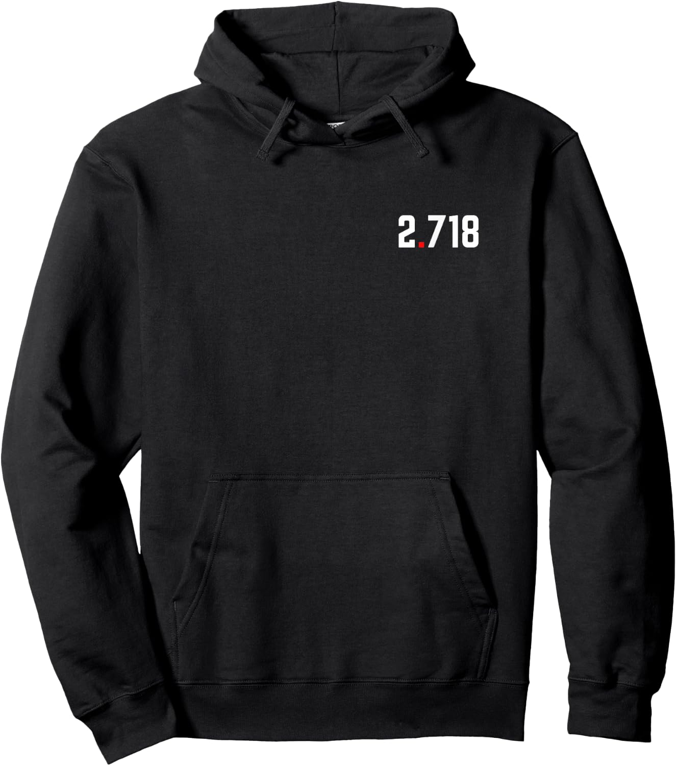 Blackpenredpen Famous Math Constant E 2.718 Hoodie - Hoodie | Black