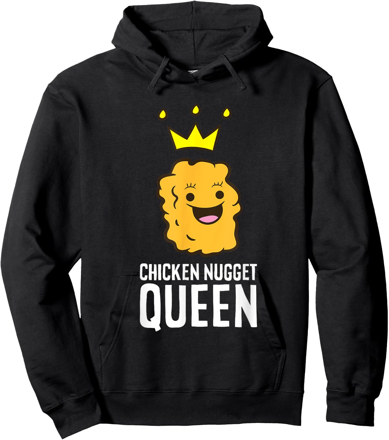 Chicken Nugget Queen Hoodie - Hoodie | Black
