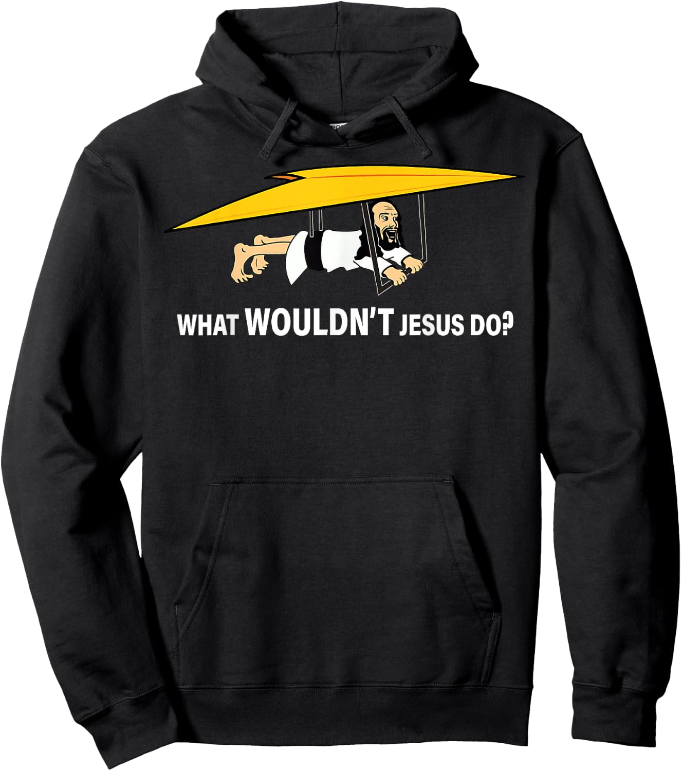 Men’s What Wouldn’t Jesus Do Hoodie - Hoodie | Black