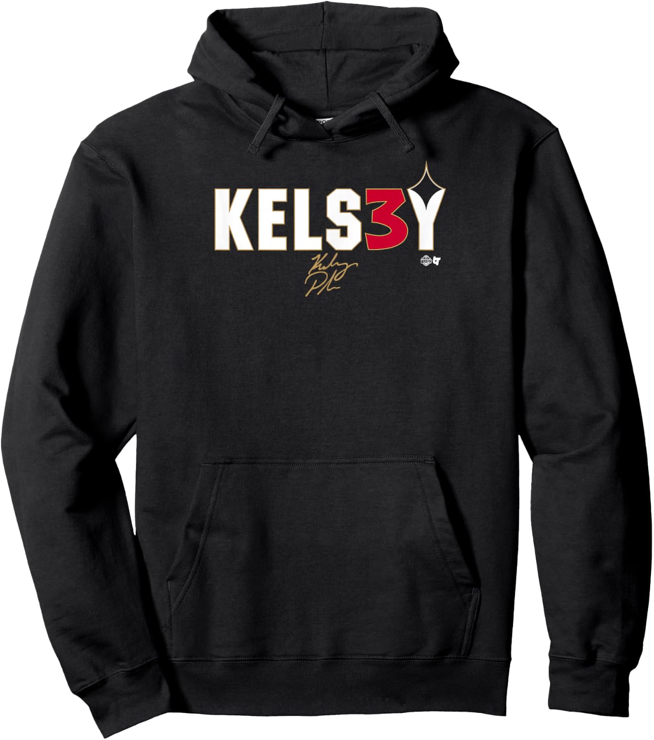Kelsey Plum: KELS3Y - Las Vegas Basketball Hoodie - Hoodie | Black