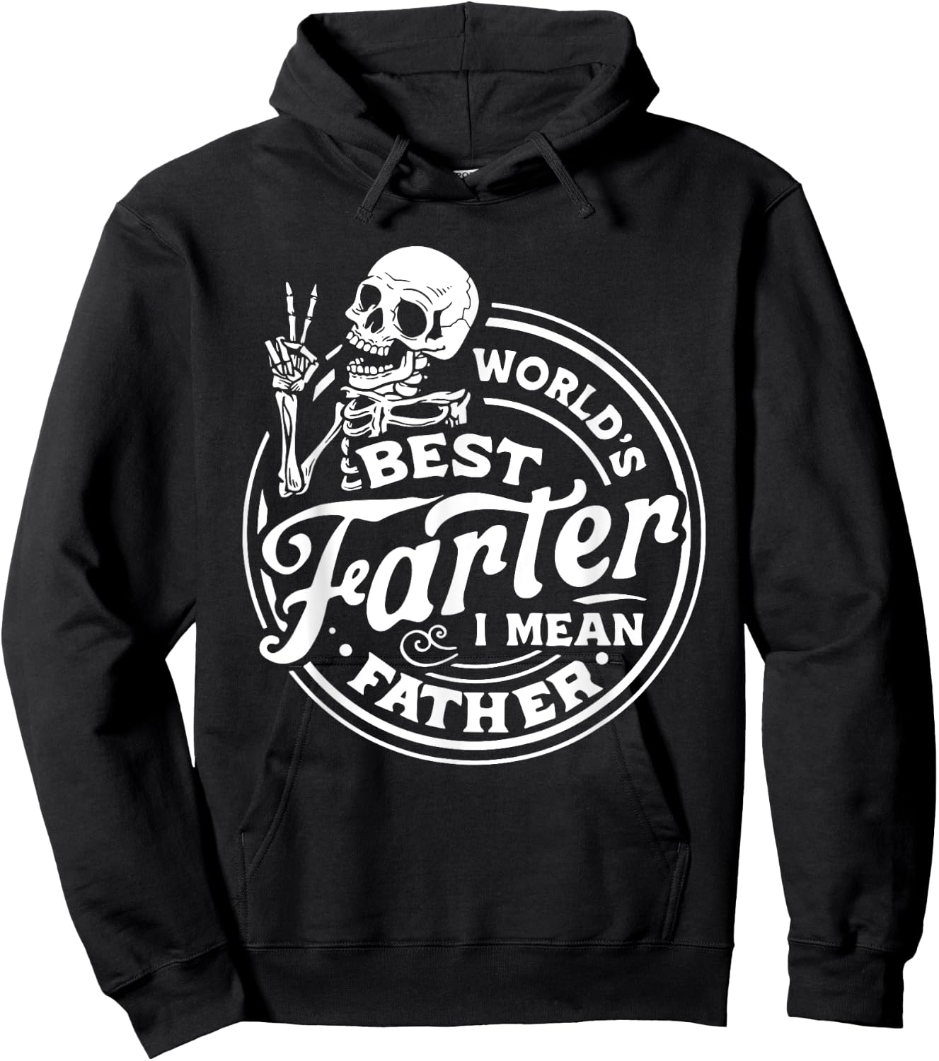 World's best farter I mean father father's day parents day Hoodie - Hoodie | Black