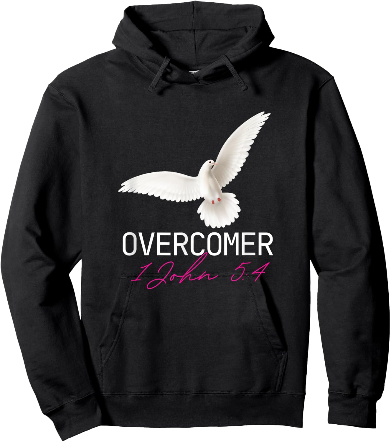 Christian Faith Overcomer Motivational Inspirational Hoodie - Hoodie | Black