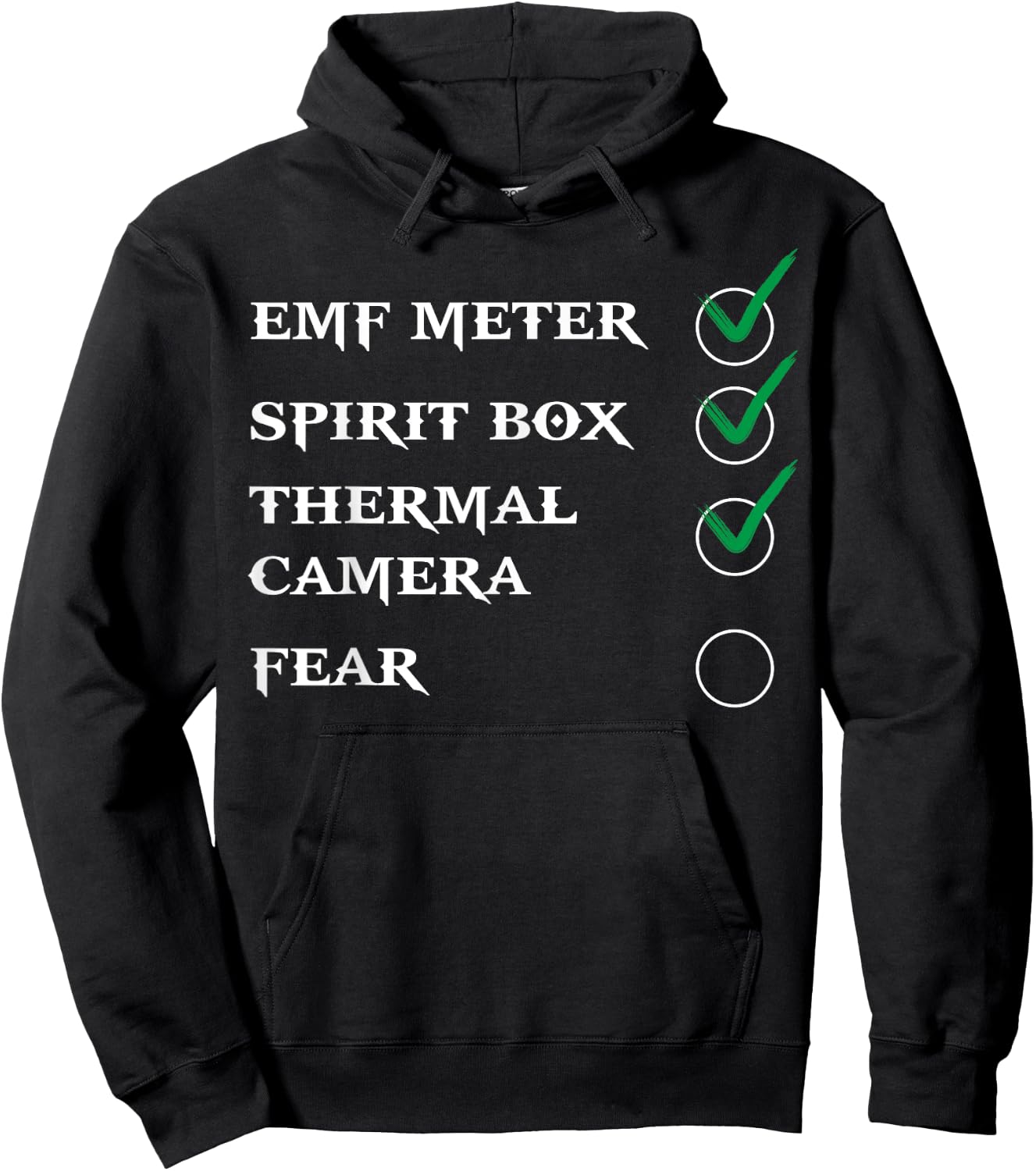 Phasmophobia - Ghost Hunter - Paranormal Investigators Hoodie - Hoodie | Black