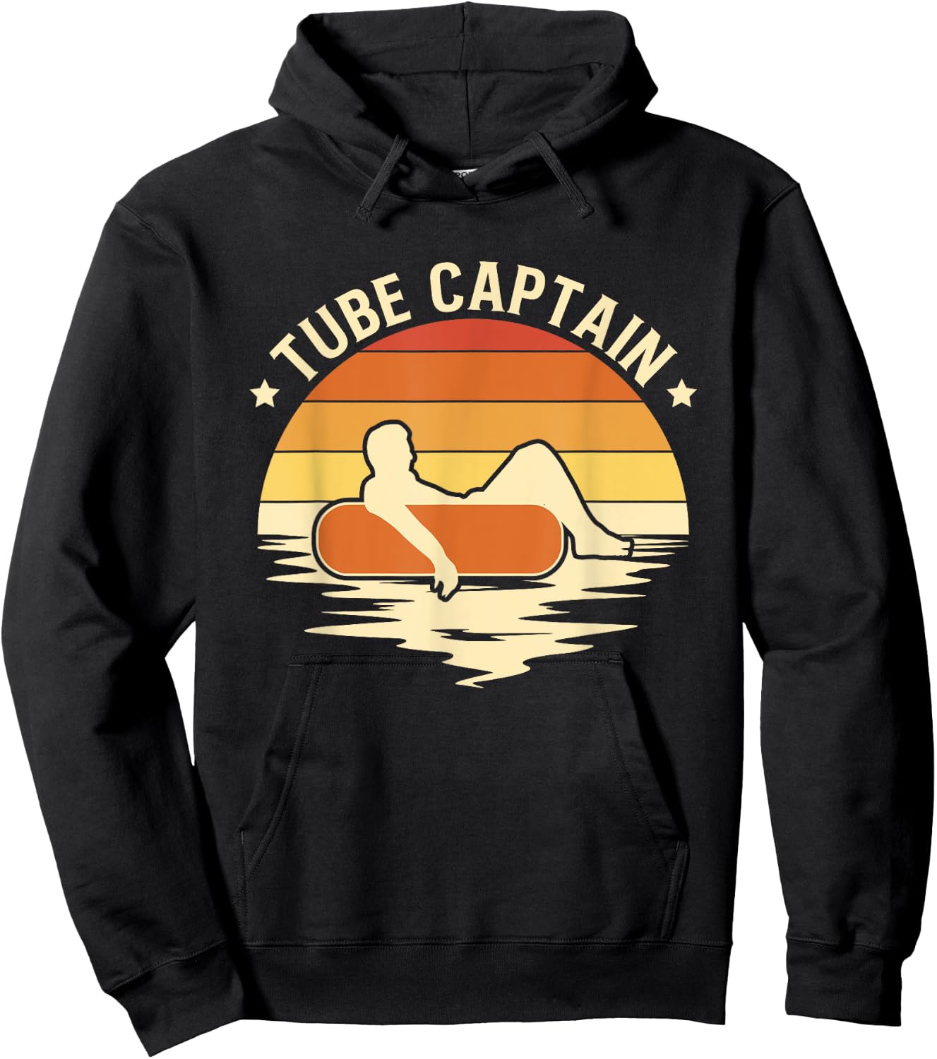 Tube Captain River Tubing Floating Hoodie - Hoodie | Black
