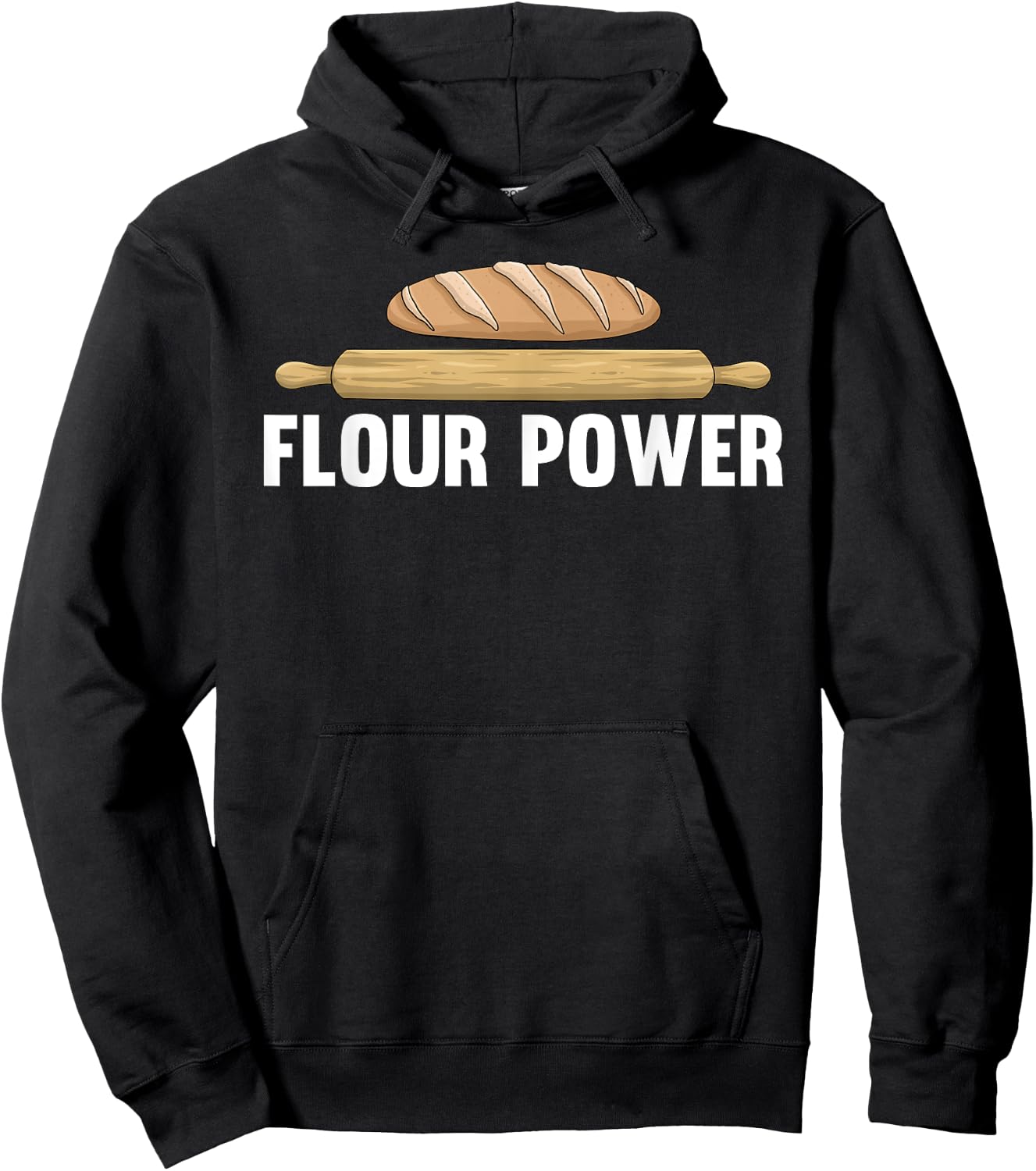 Funny Flour Baking Art For Baker Chef Men Women Baking Lover Hoodie - Hoodie | Black