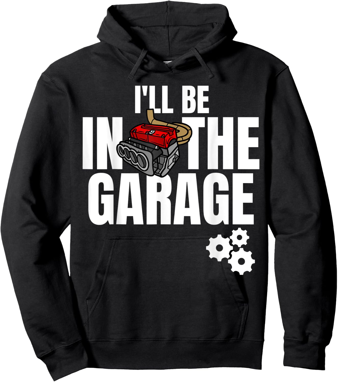 Motor Racing Men Women Kids Stock Car Race Driver Mechanic Hoodie - Hoodie | Black