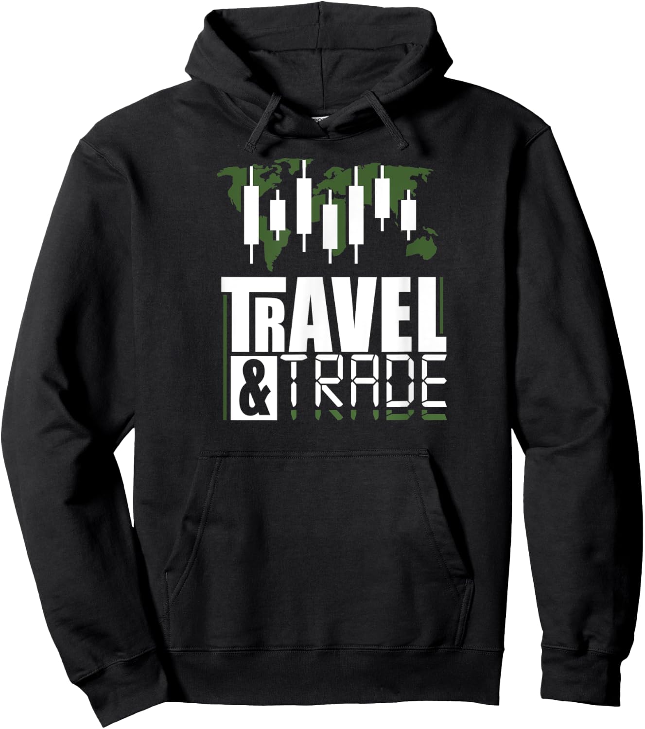 Travel and Trade | Day Traders Hoodie - Hoodie | Black