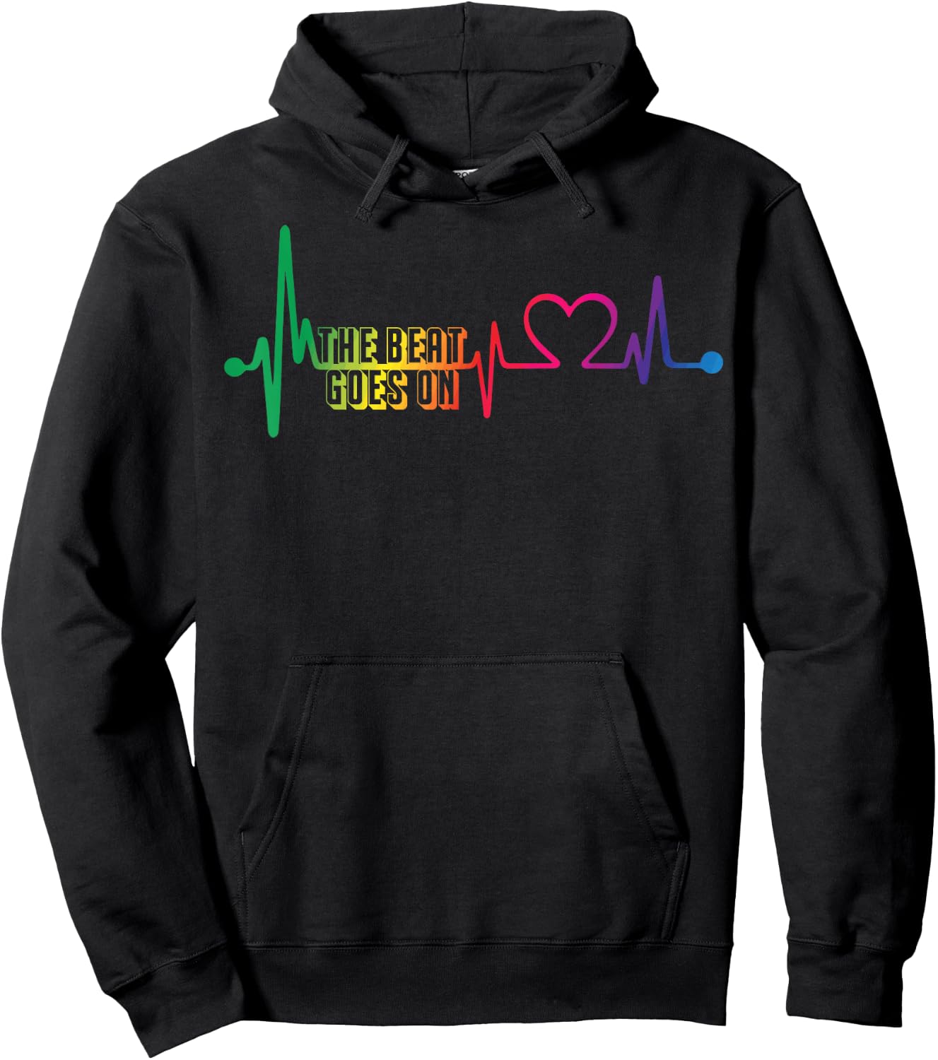 Heart Surgery Patients The Beat Goes On Open Heart Surgery Hoodie - Hoodie | Black