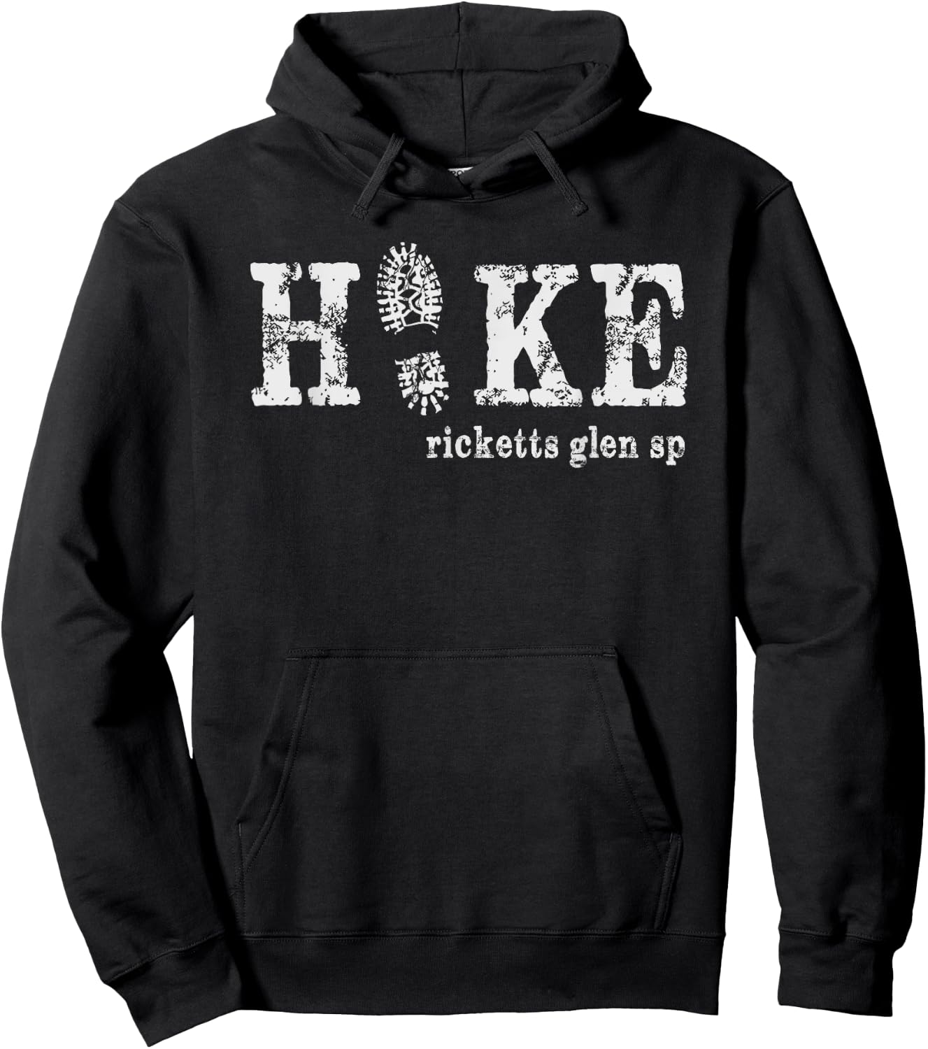 Hike Ricketts Glen State Park Pennsylvania Hoodie - Hoodie | Black