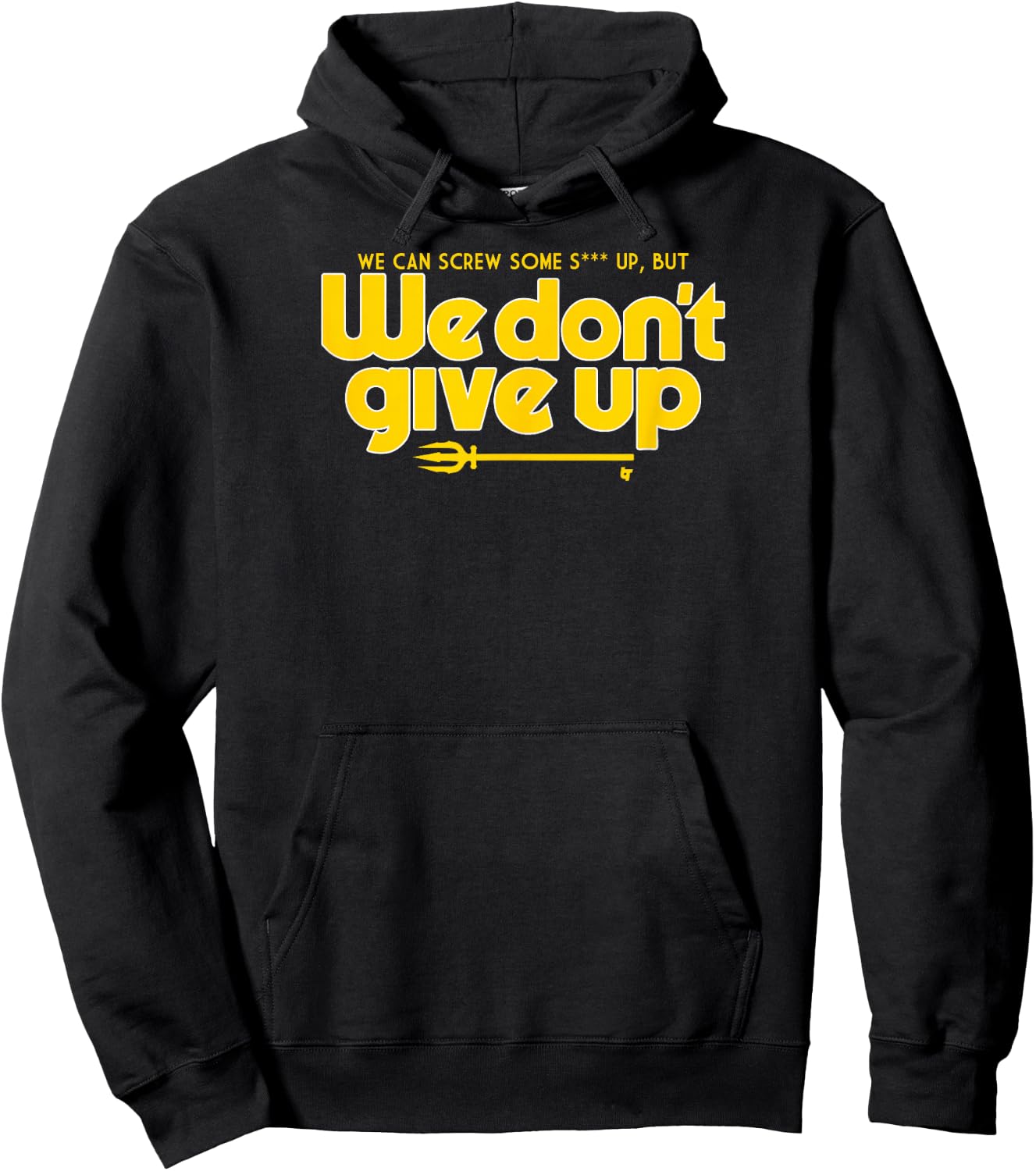 We Don't Give Up - Seattle Baseball Hoodie - Hoodie | Black