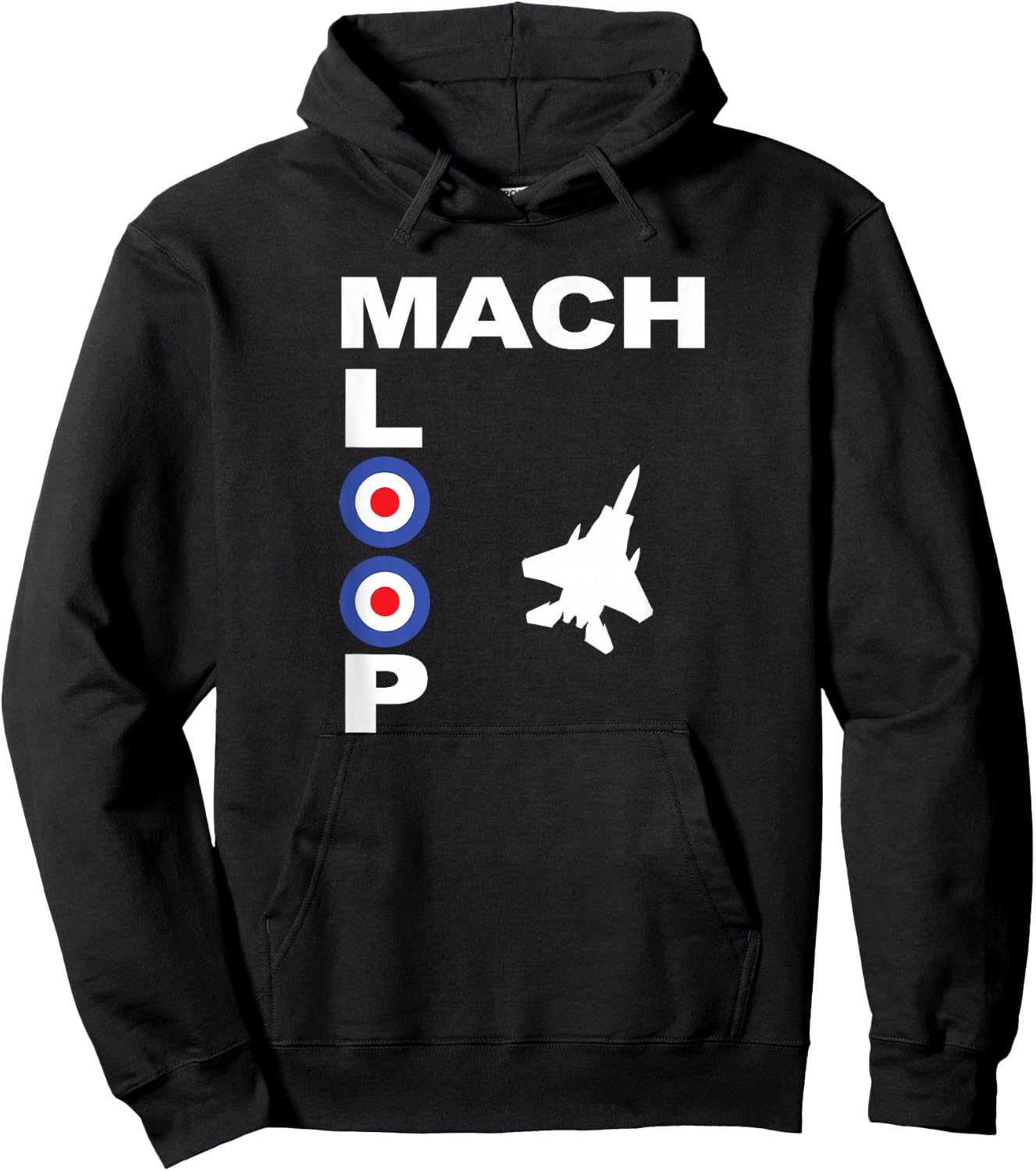 F-15 Eagle Mach Loop Roundel Hoodie - Hoodie | Black
