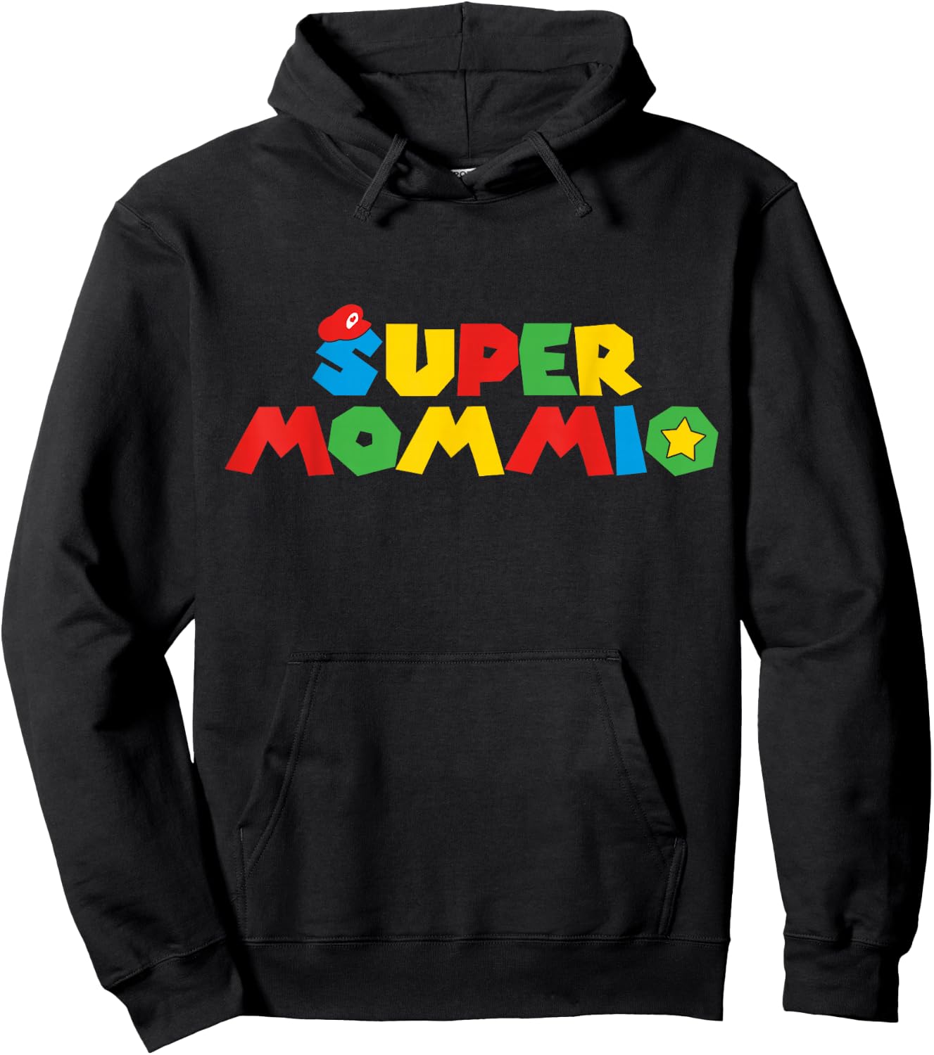 Gaming Queen Mom: Funny Gamer Mother Matching Family Hoodie - Hoodie | Black