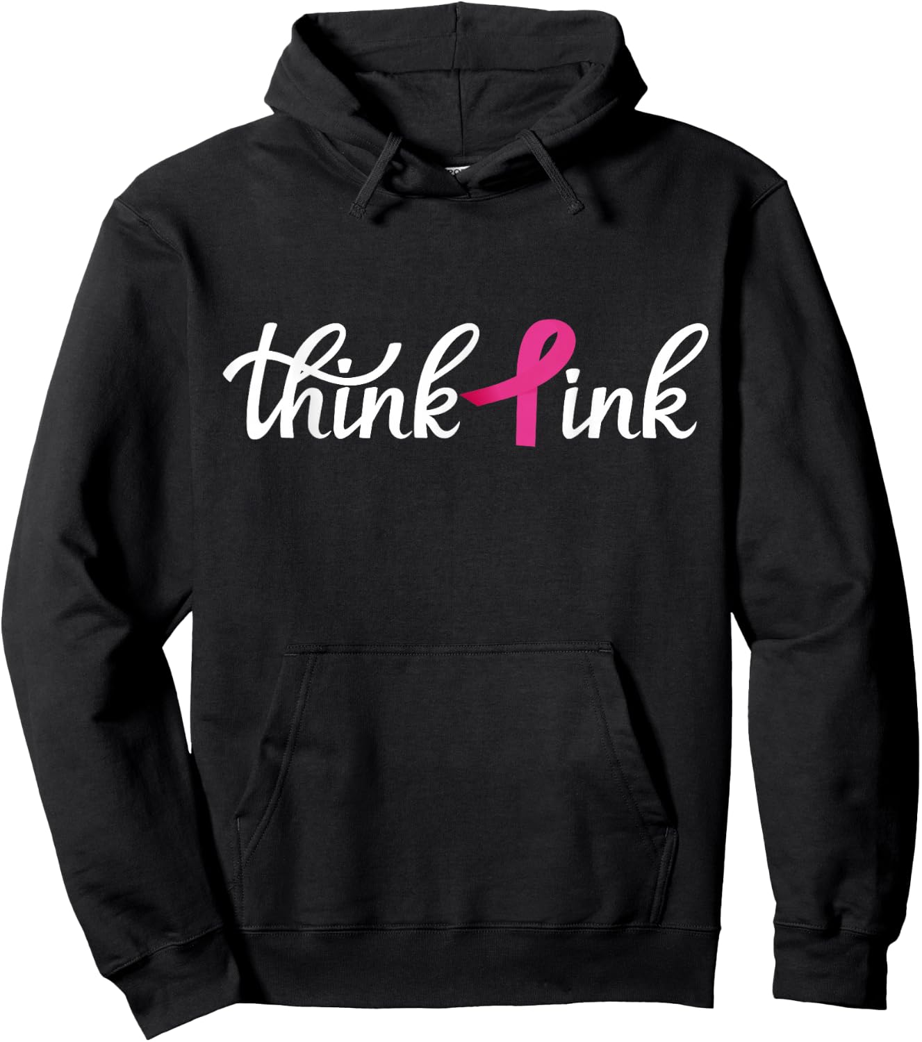 Think Pink Hoodie - Hoodie | Black