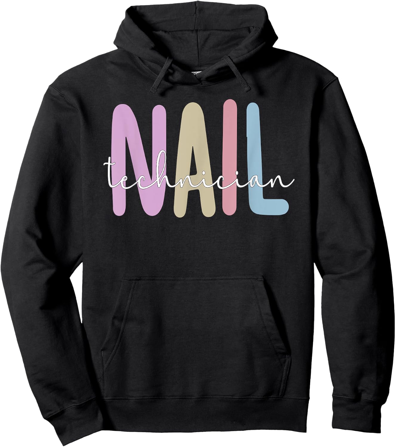 Nail Tech Nail Technician Hoodie - Hoodie | Black