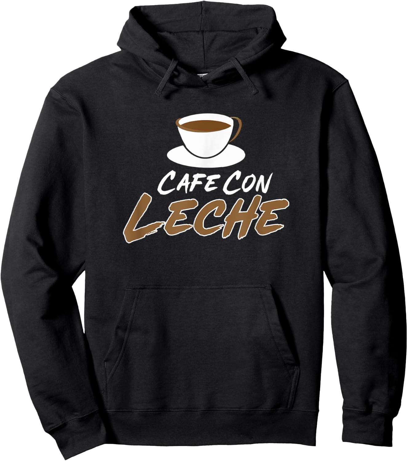 Cafe Con Leche Hoodie - Hoodie | Black