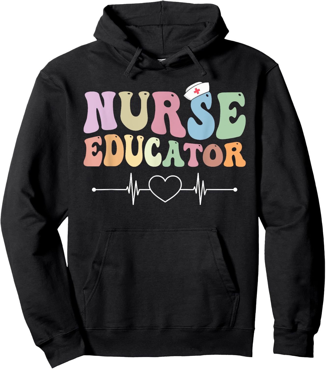 Groovy Certified Nurse Educator Nursing School Instructor Hoodie - Hoodie | Black