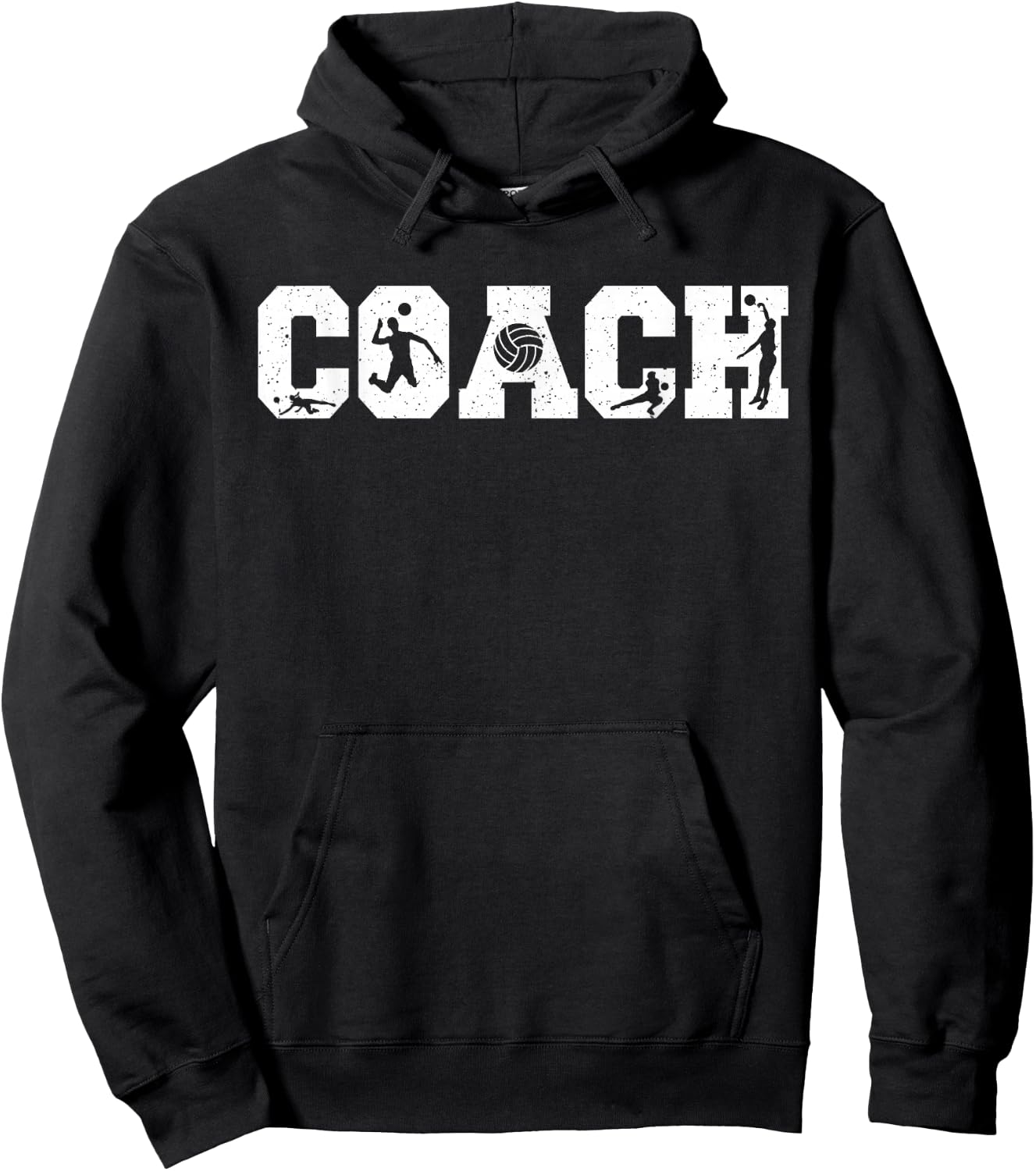 Volleyball Coach Hoodie - Hoodie | Black