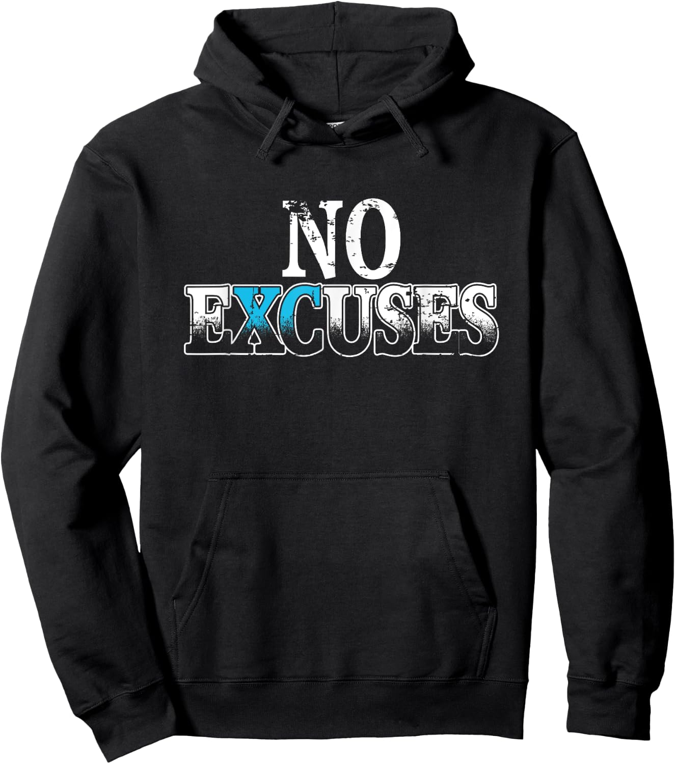 No eXCuses Run XC Runner Distance Runner Cross Country Hoodie - Hoodie | Black