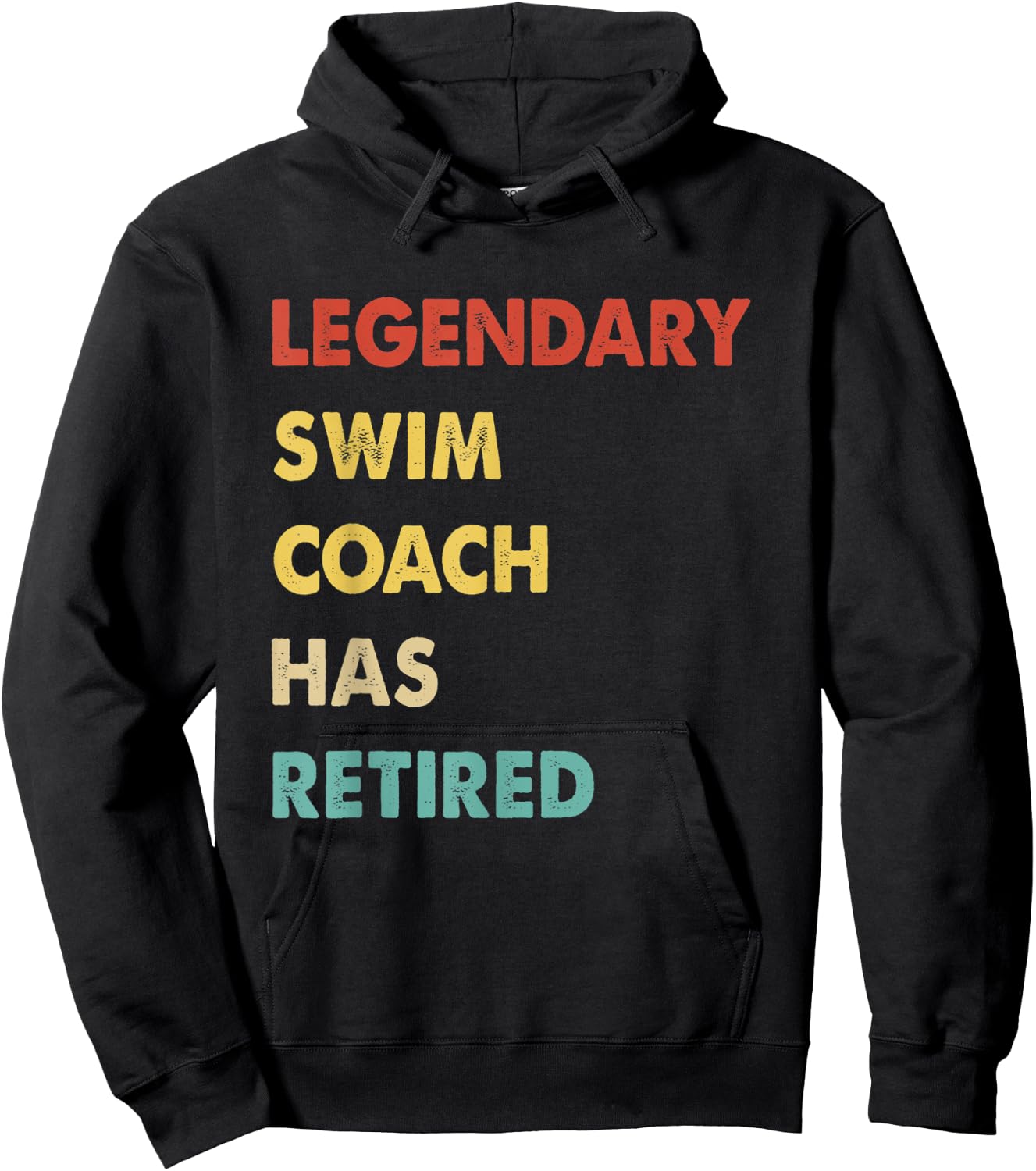 Legendary Swim Coach Has Retired Hoodie - Hoodie | Black