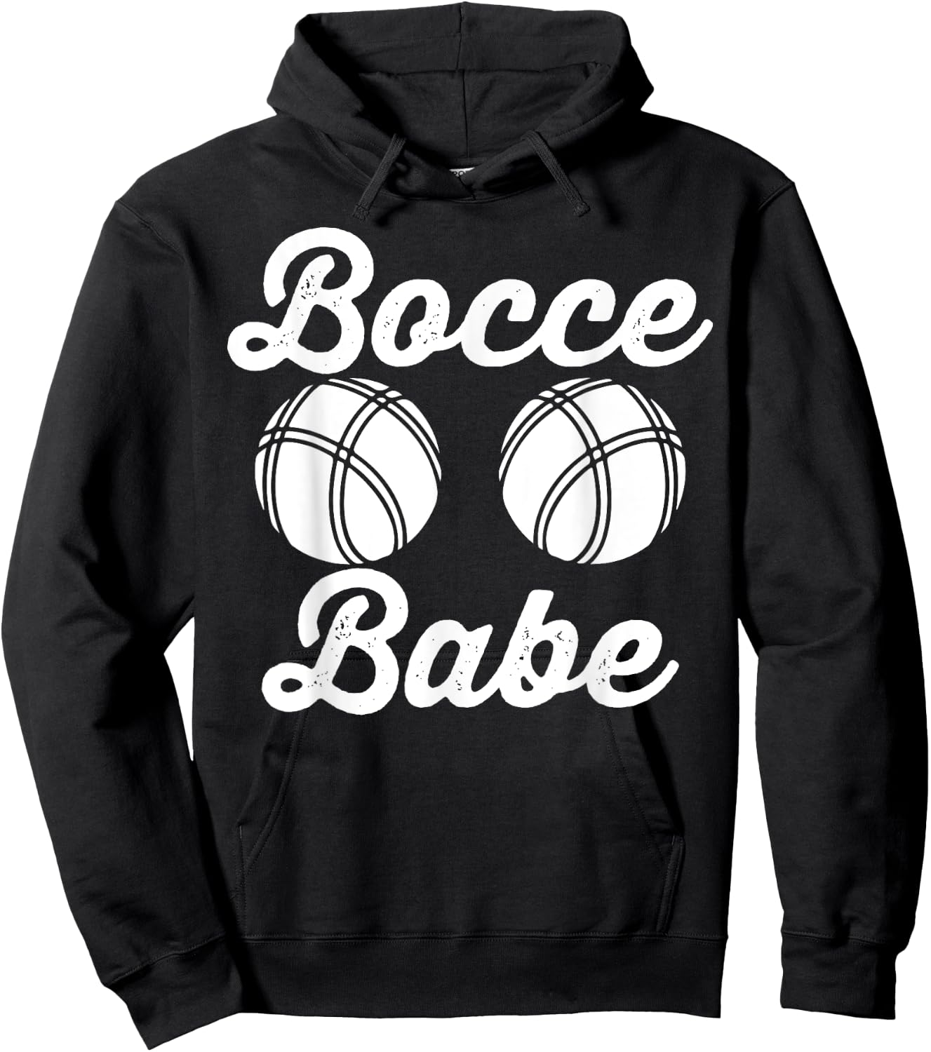 Bocce Ball Player Bocce Babe Hoodie - Hoodie | Black