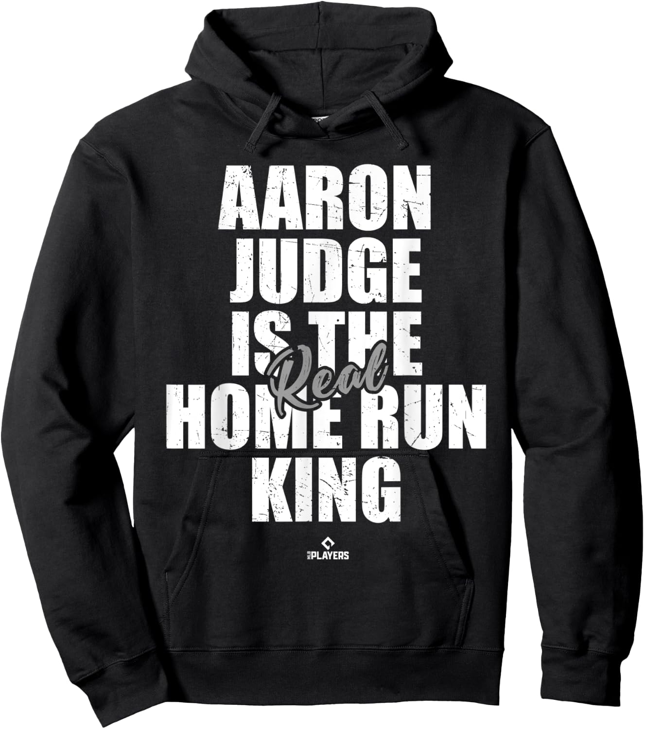 Real Home Run King Aaron Judge New York MLBPA Hoodie - Hoodie | Black