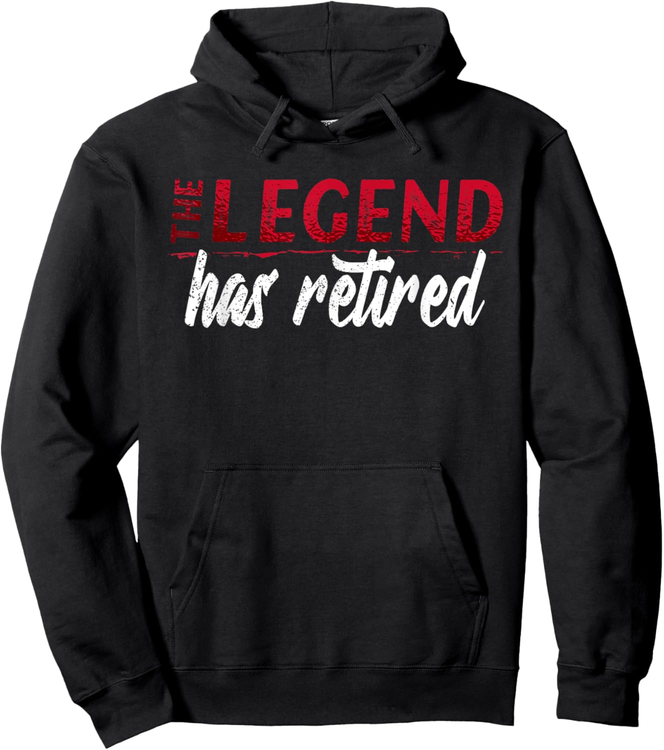 The Legend has Retired Not My Problem Anymore Hoodie - Hoodie | Black