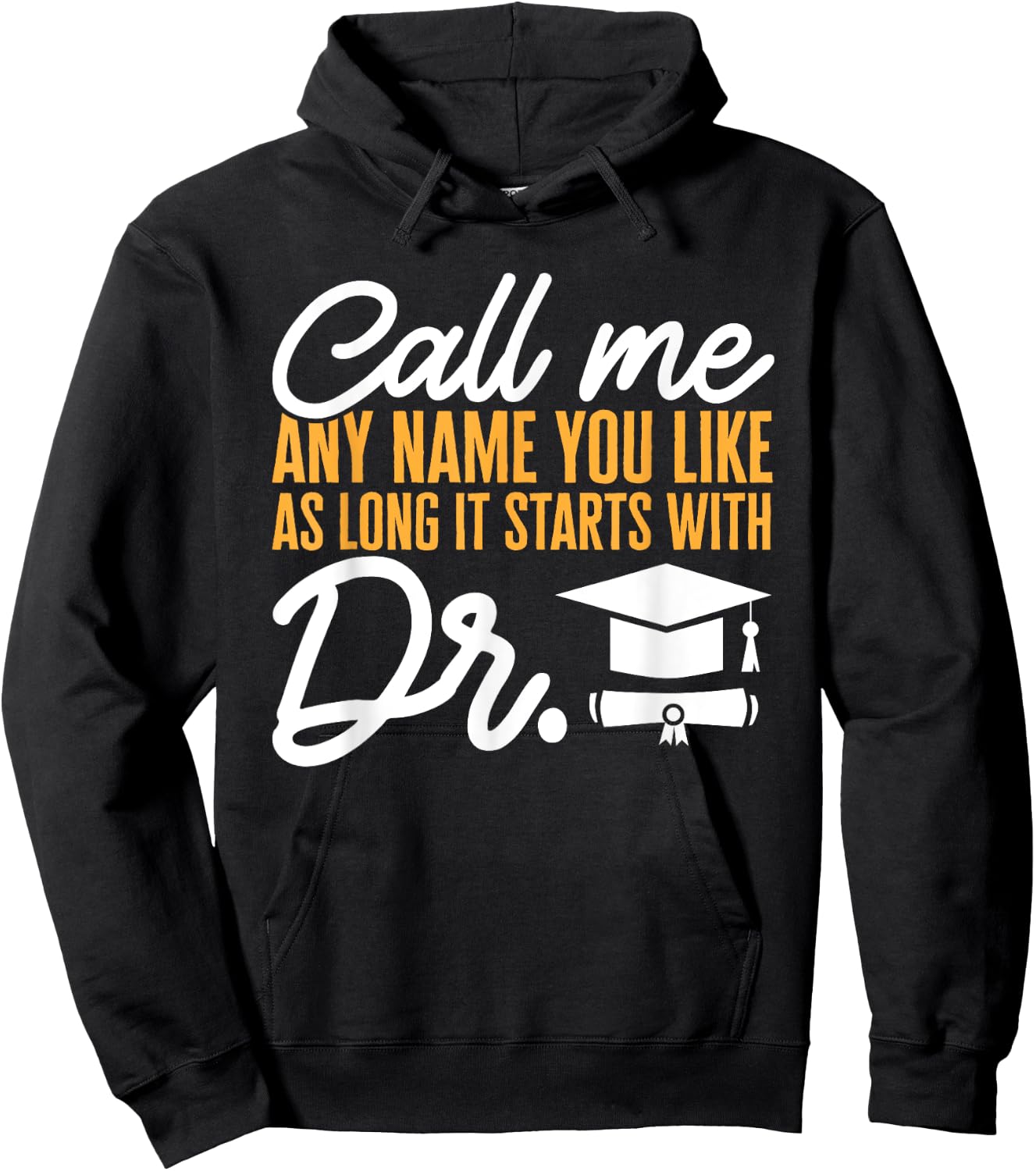 PhD Graduate Doctorate Degree Ph.D. Graduation Hoodie - Hoodie | Black