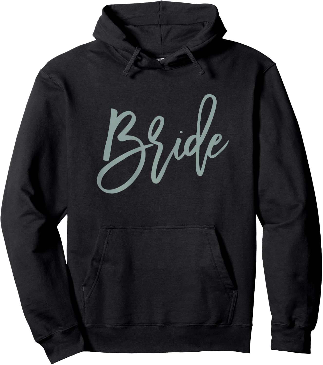 Bride Sage Green For Bachelorette Party Hoodie - Hoodie | Black