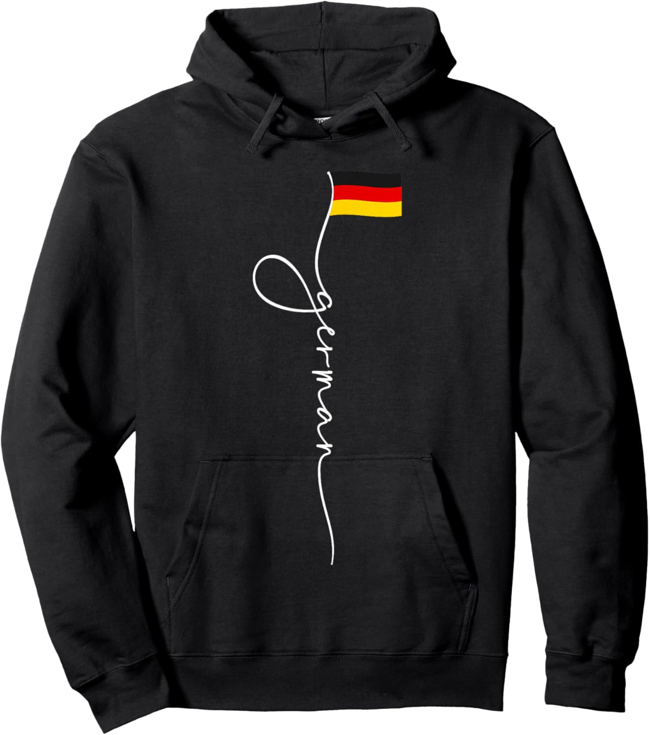 Germany Signature German Flag Hoodie - Hoodie | Black