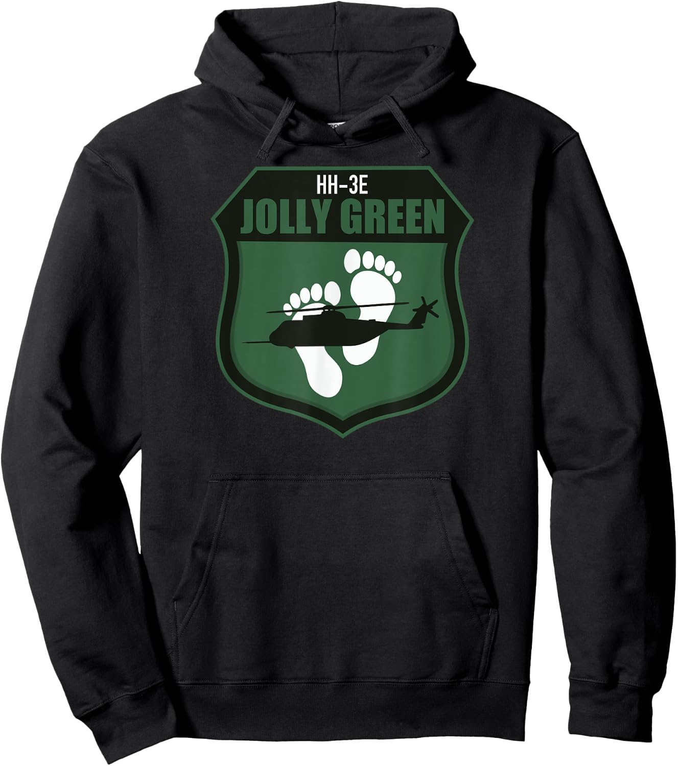 HH-3E Jolly Green Hoodie - Hoodie | Black