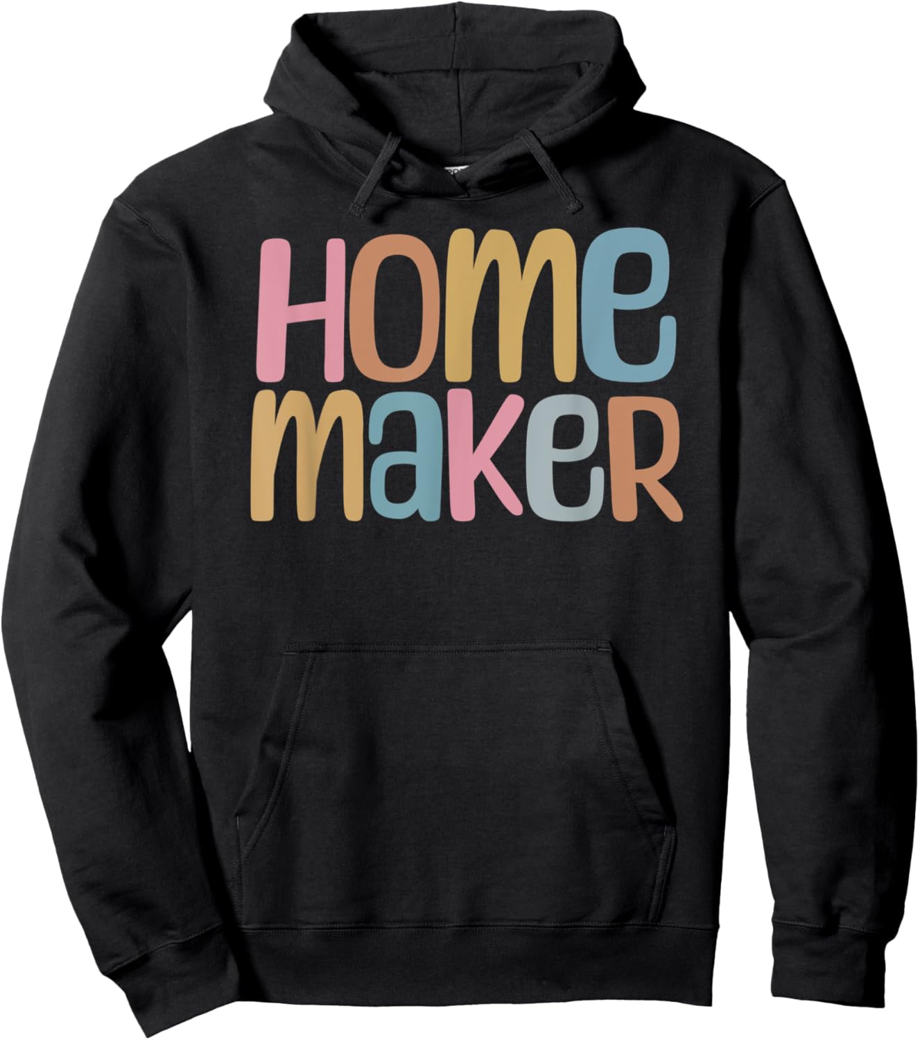 Retro Homemaker Christian Wife Vintage SAHM Stay At Home Mom Hoodie - Hoodie | Black