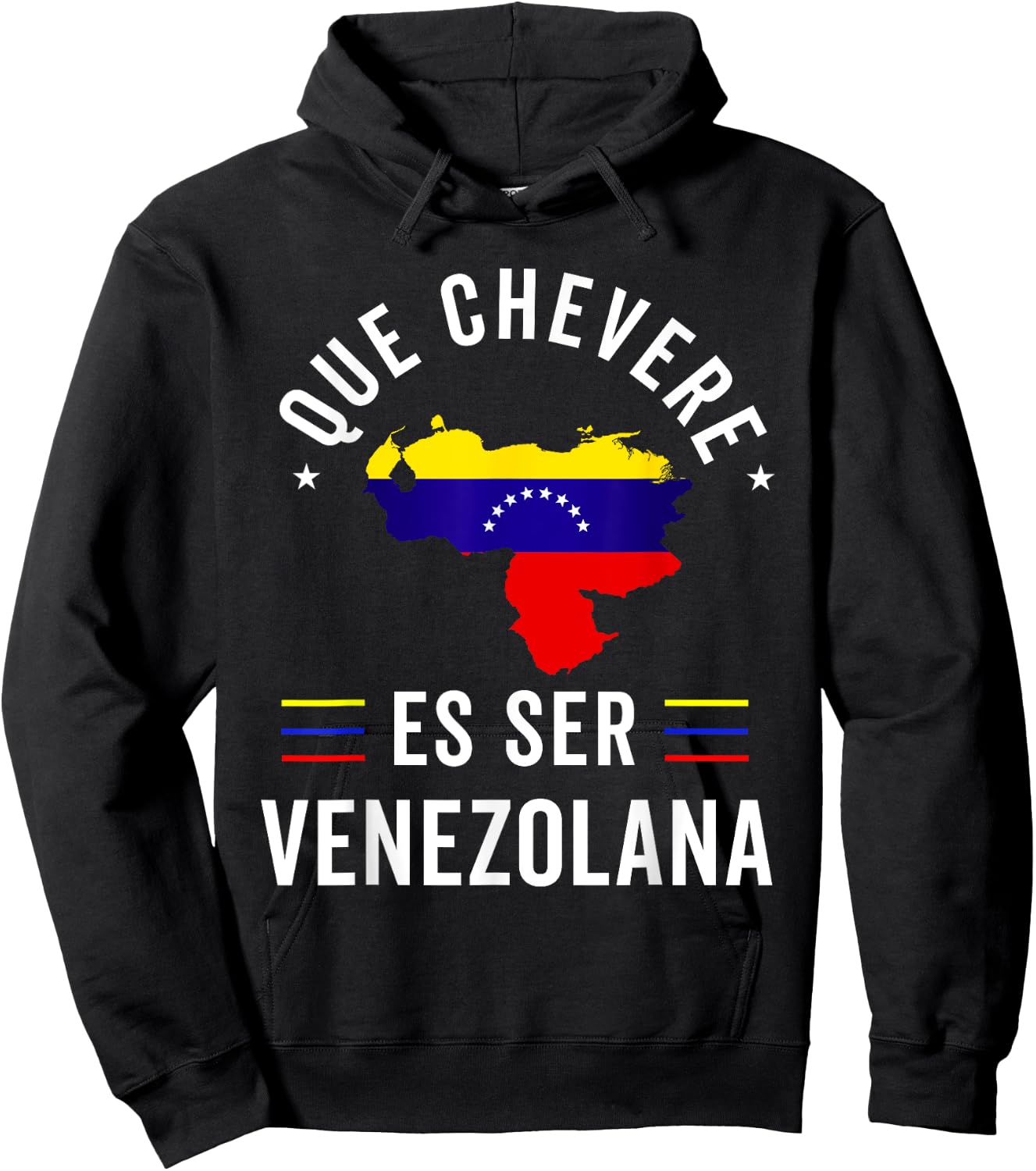 Venezuela Flag Pride Bandera Venezolana Camiseta Mujer Girl Hoodie - Hoodie | Black
