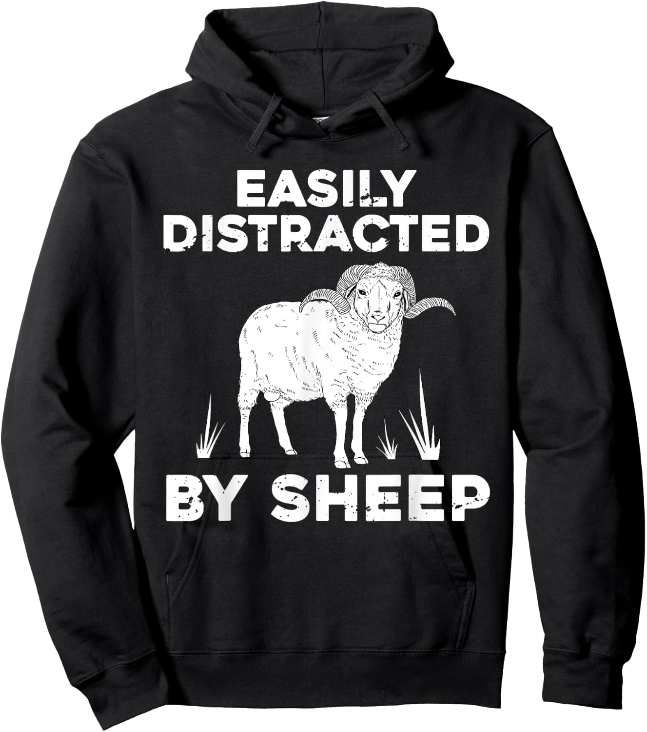 Cute Sheep Women Lamb Farm Animal Farmer Sheep Lover Hoodie - Hoodie | Black