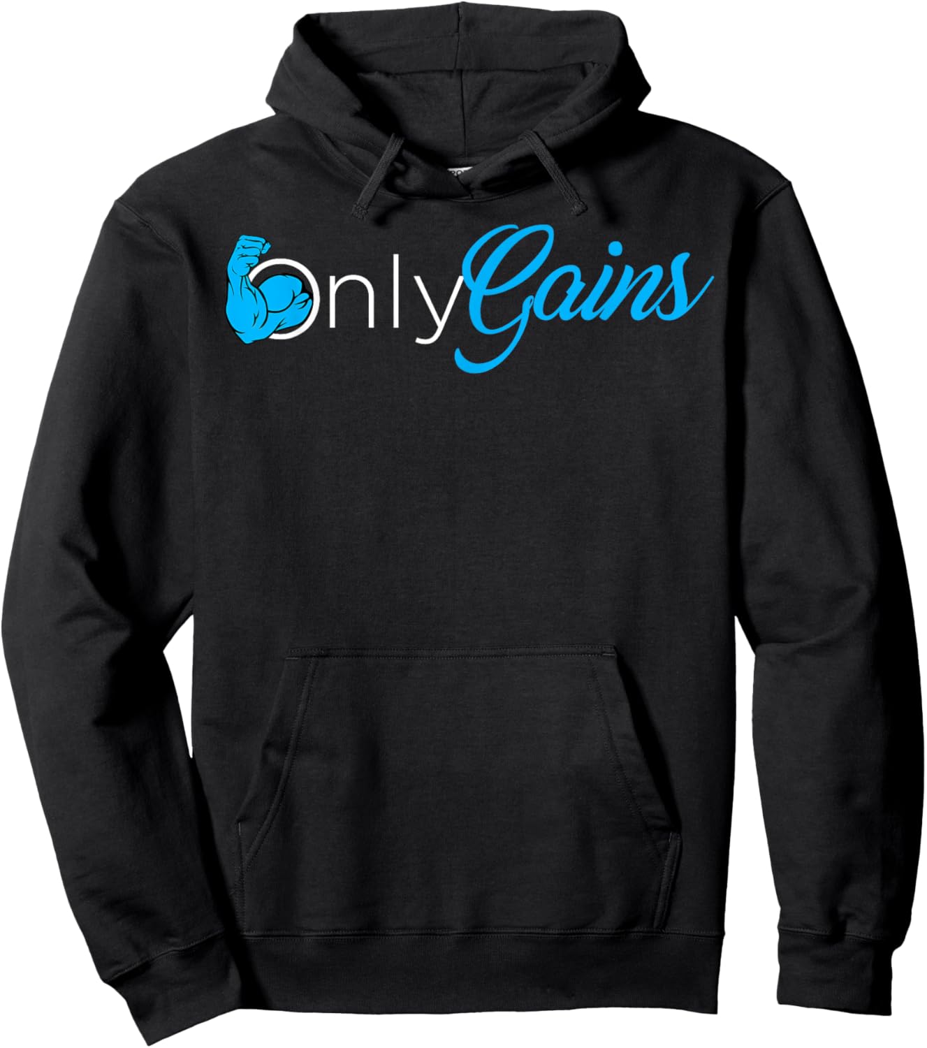 Only Gains Hoodie - Hoodie | Black