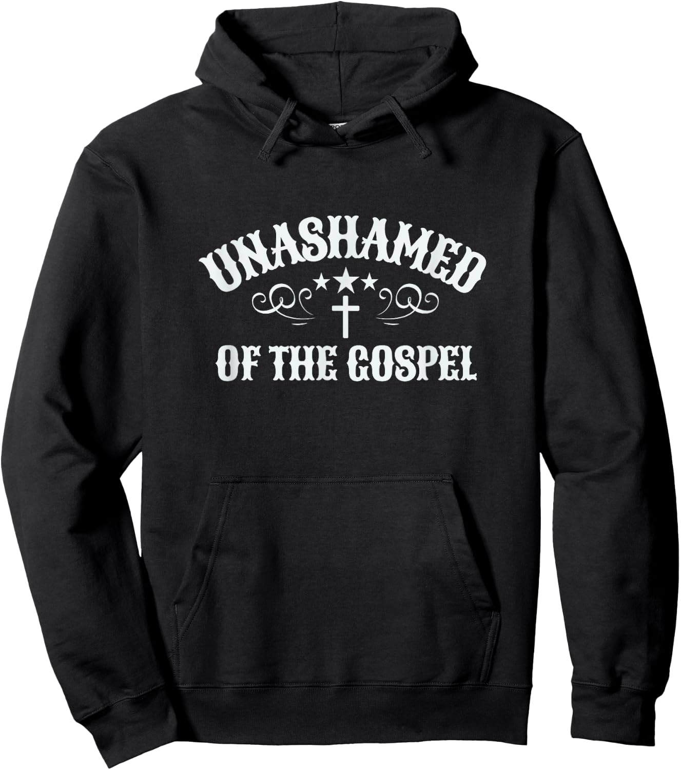 Unashamed of the Gospel Christian Faith bible Romans 1:16 Hoodie - Hoodie | Black