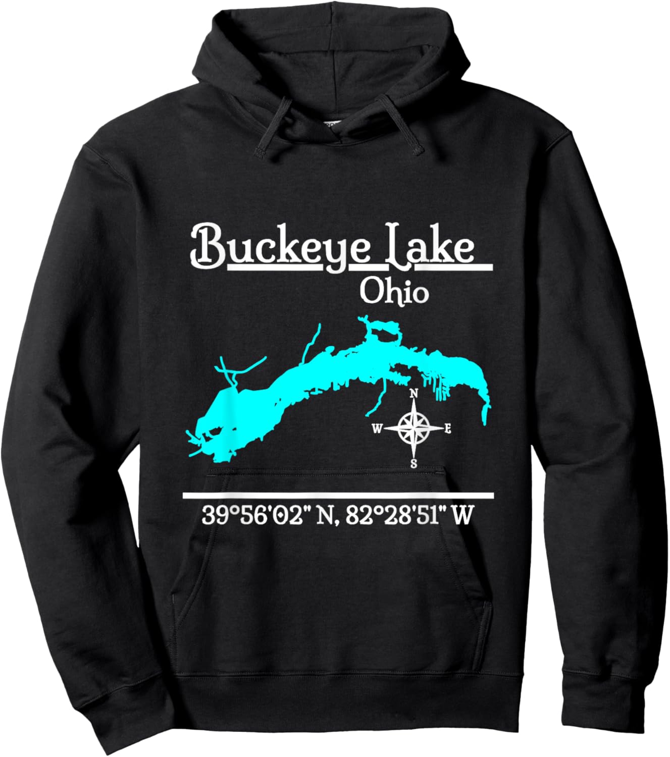 Buckeye Lake - Ohio Hoodie - Hoodie | Black