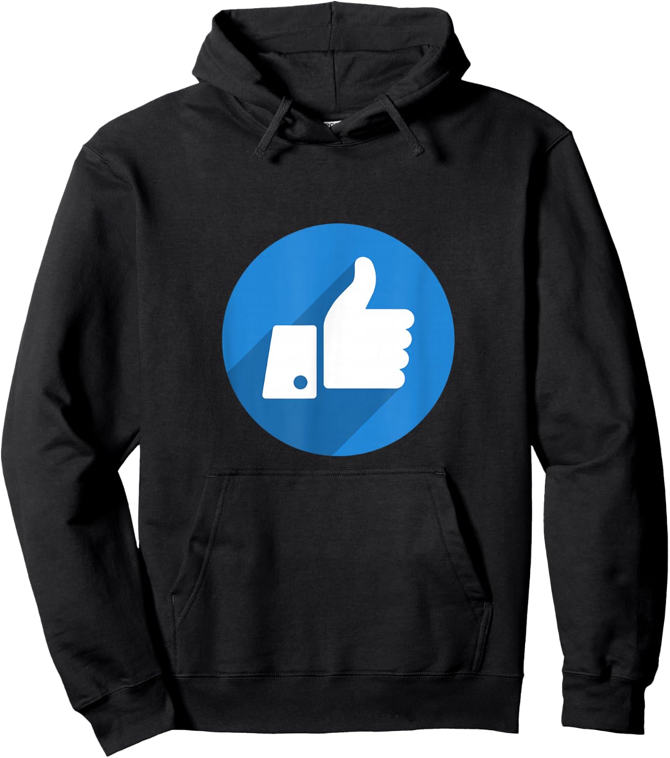 Thumbs Up Like Face Book Icon Hoodie - Hoodie | Black