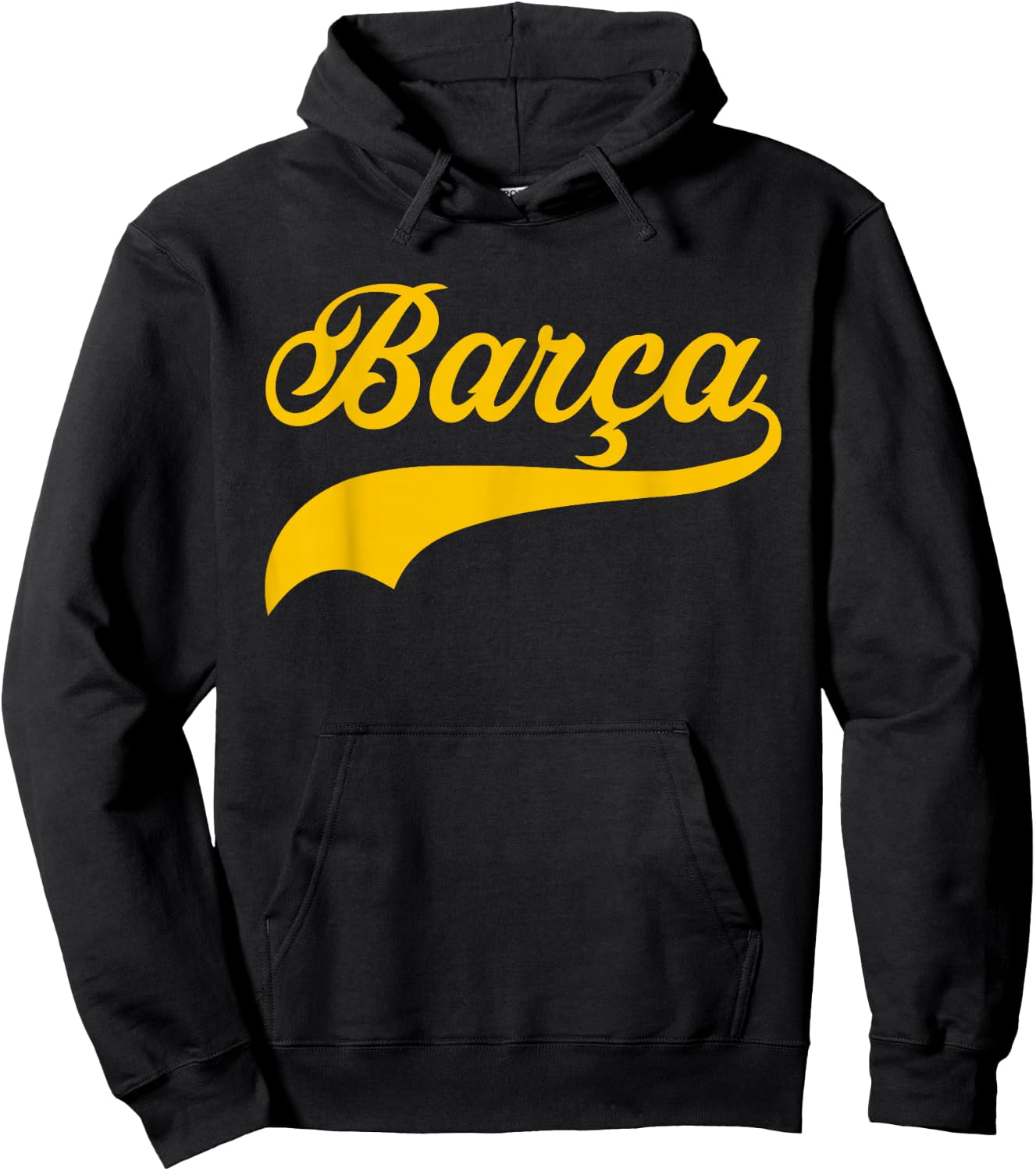 Barcelona Spain Barca Vintage Sports Style Hoodie - Hoodie | Black
