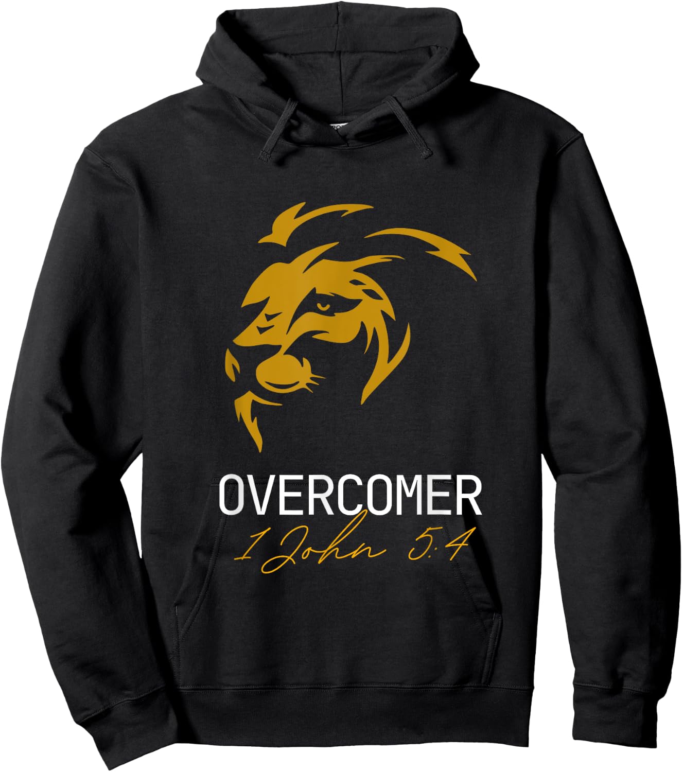 Christian Faith Overcomer Motivational Hoodie - Hoodie | Black