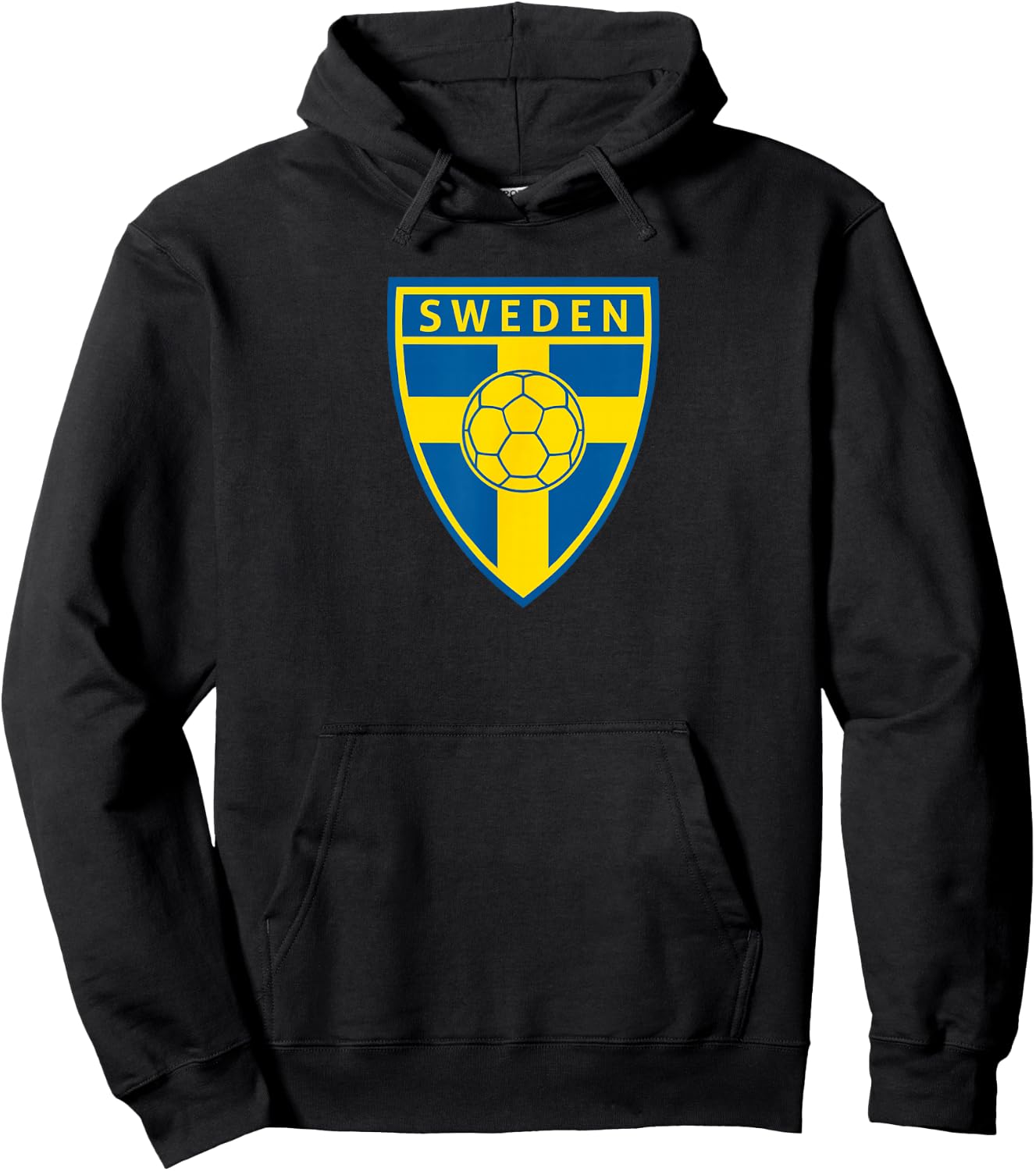Sweden Flag Swedish Soccer Football Fan Team Hoodie - Hoodie | Black